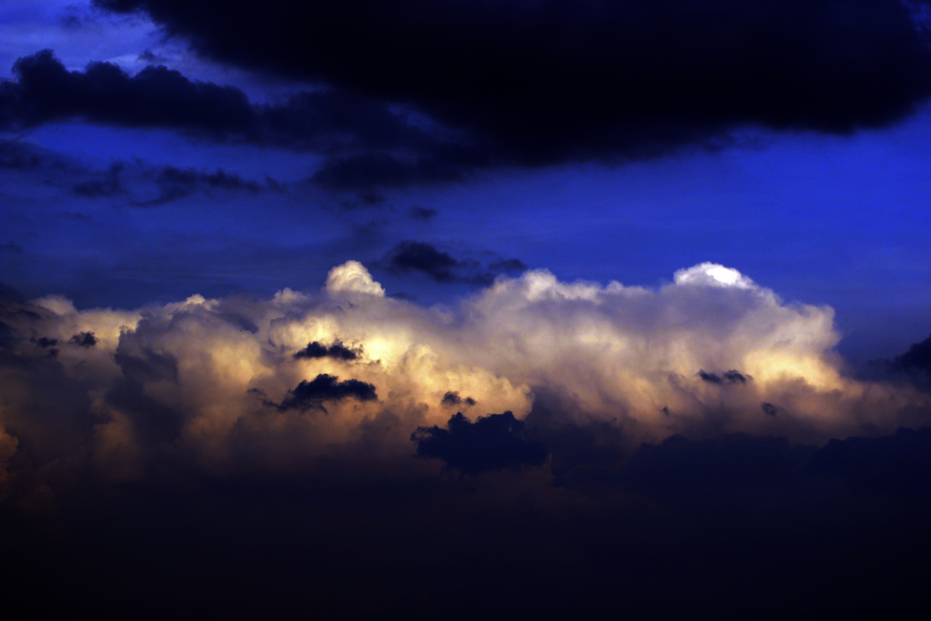 Download mobile wallpaper Clouds, Layers, Color, Colors, Dark for free.