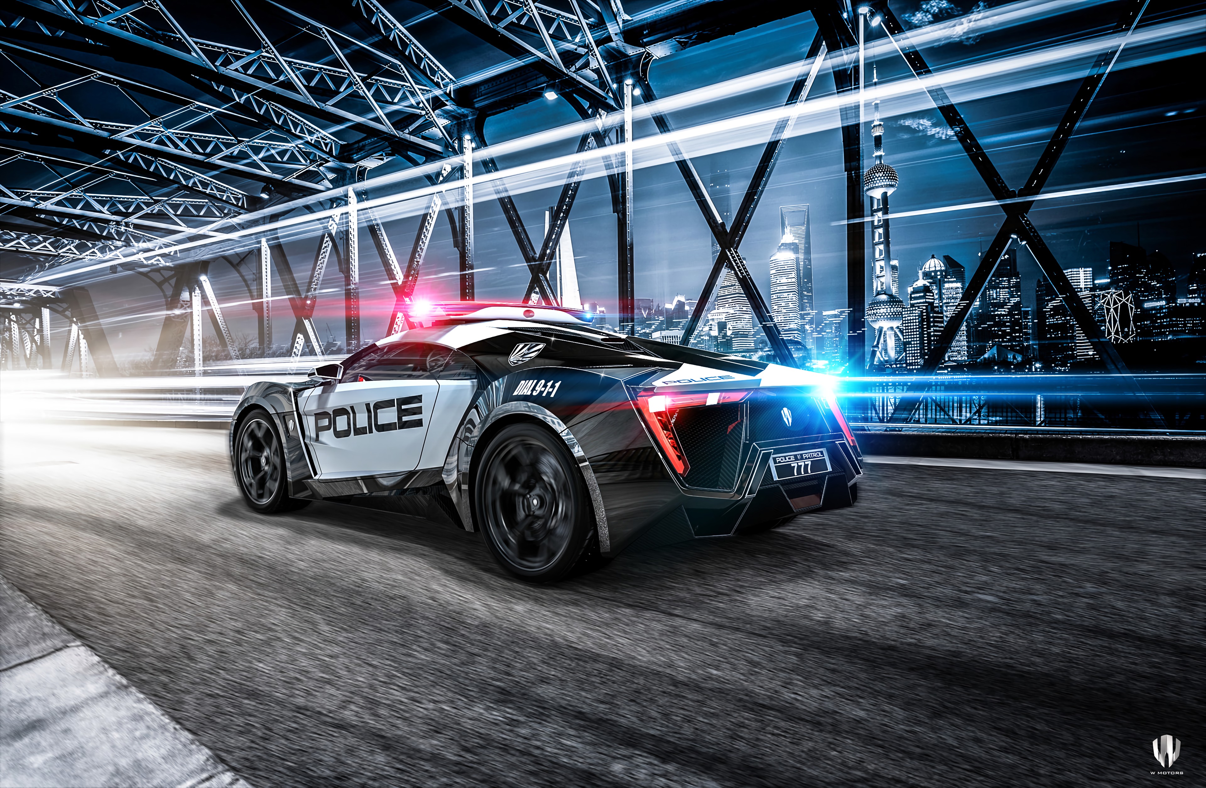 lights, police, cars, sports, supercar, sports car, car cell phone wallpapers