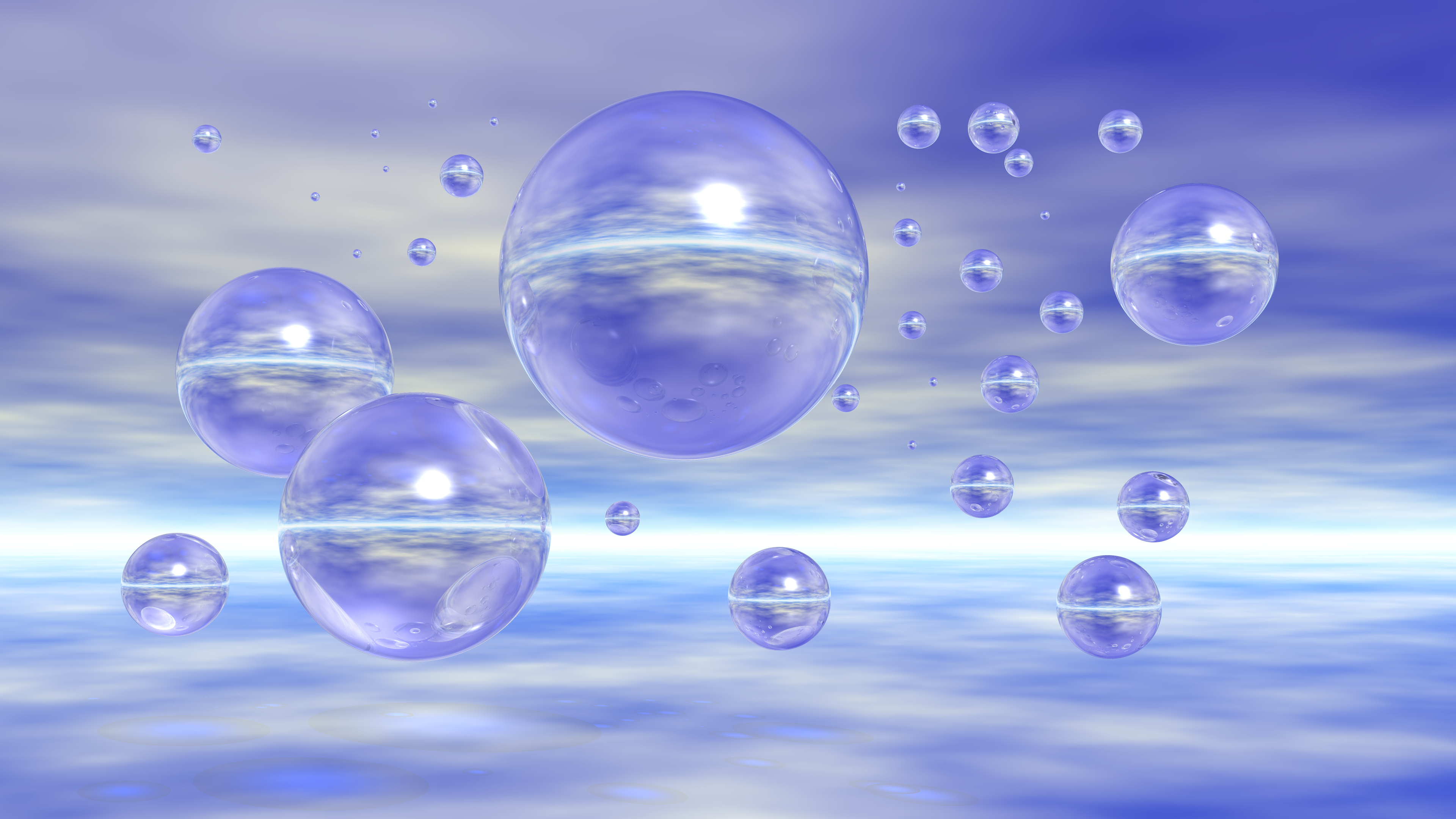 Фотообои пузыри