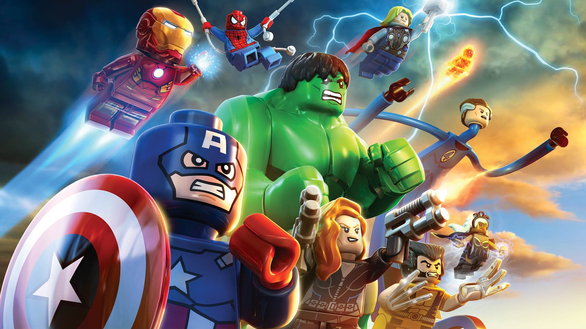 HQ Lego Marvel Super Heroes Background
