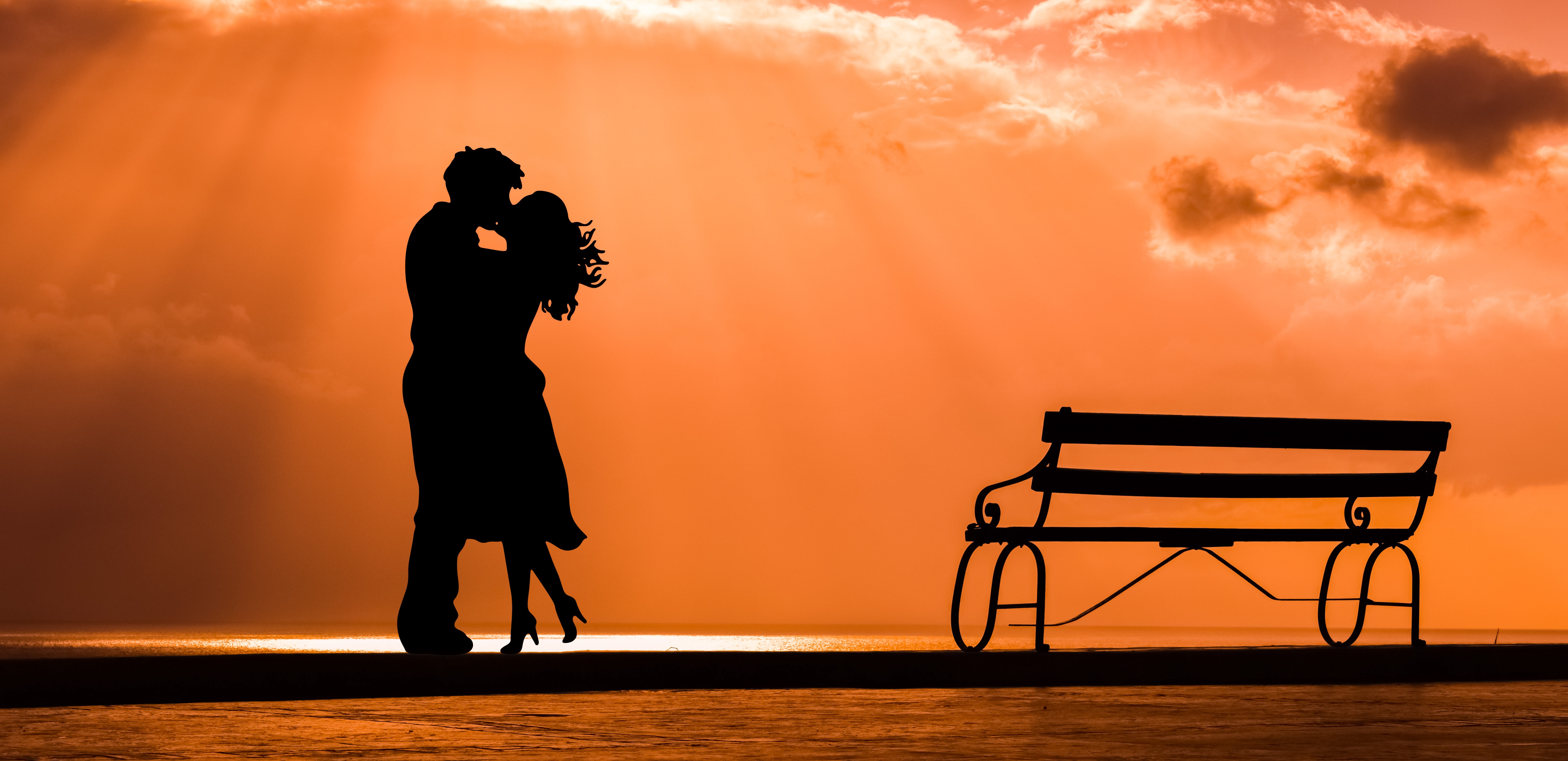 Laden Sie das Paar, Kuss, Liebe-Bild kostenlos auf Ihren PC-Desktop herunter