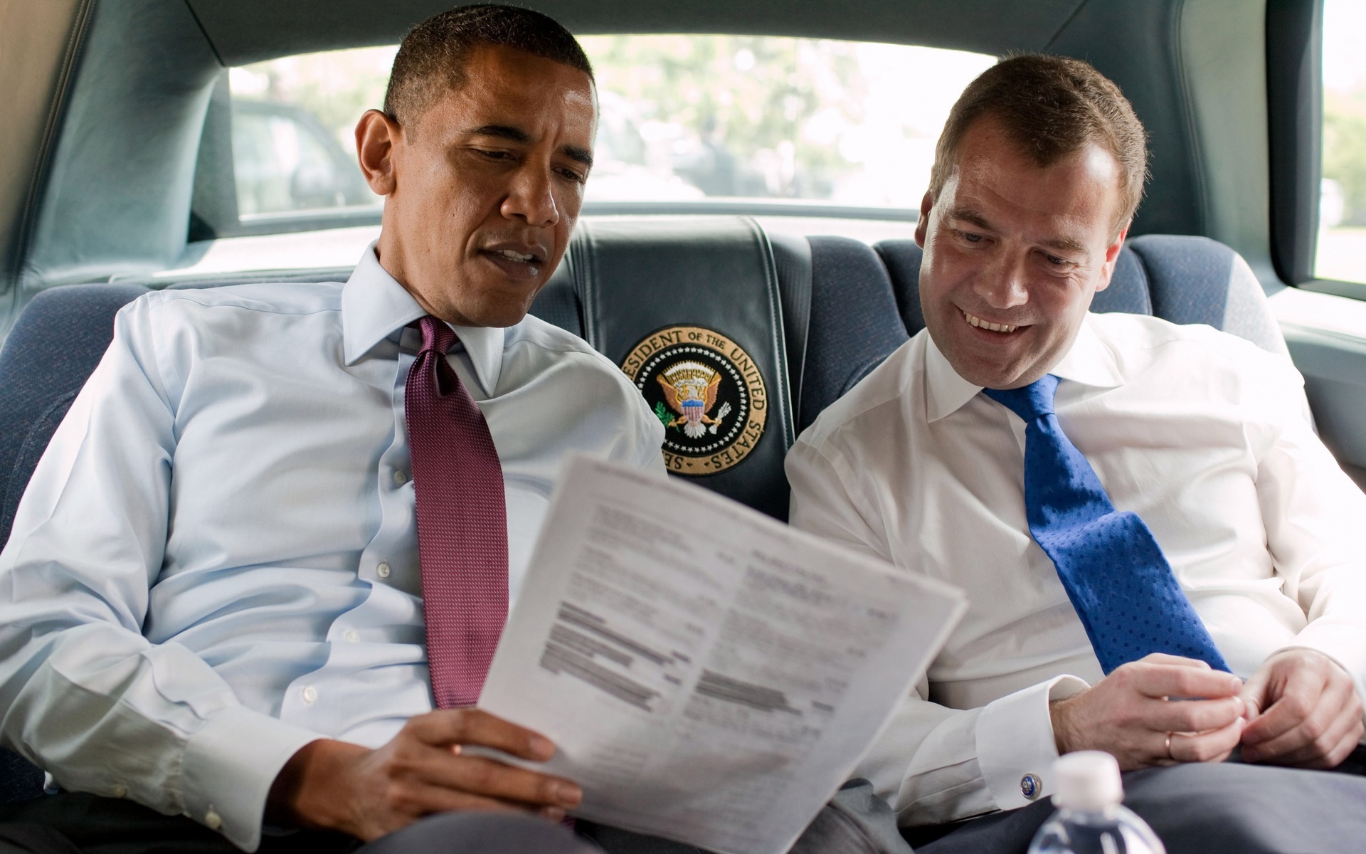 Барак Обама и Медведев