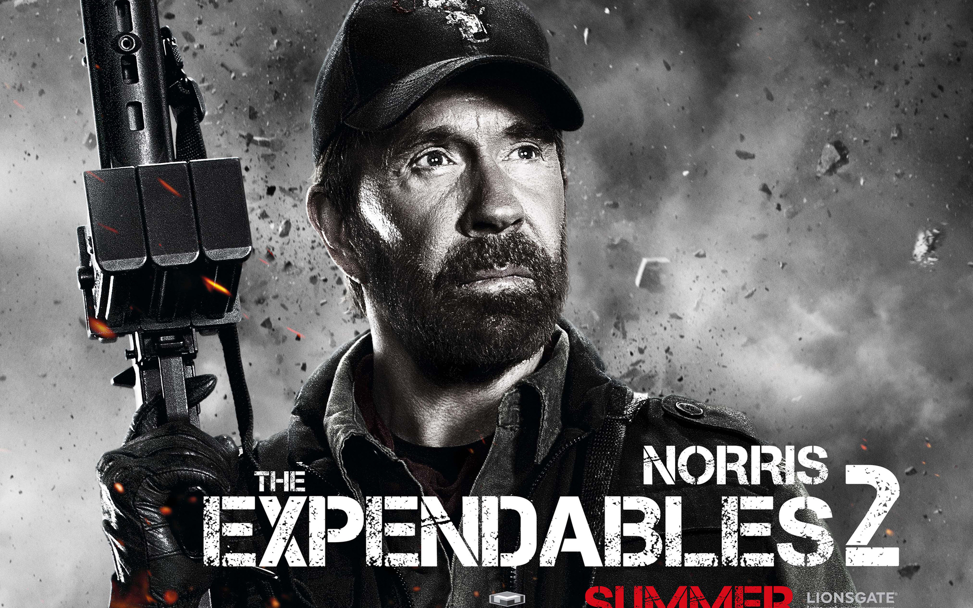 chuck norris, movie, the expendables 2, booker (the expendables), the expendables 5K