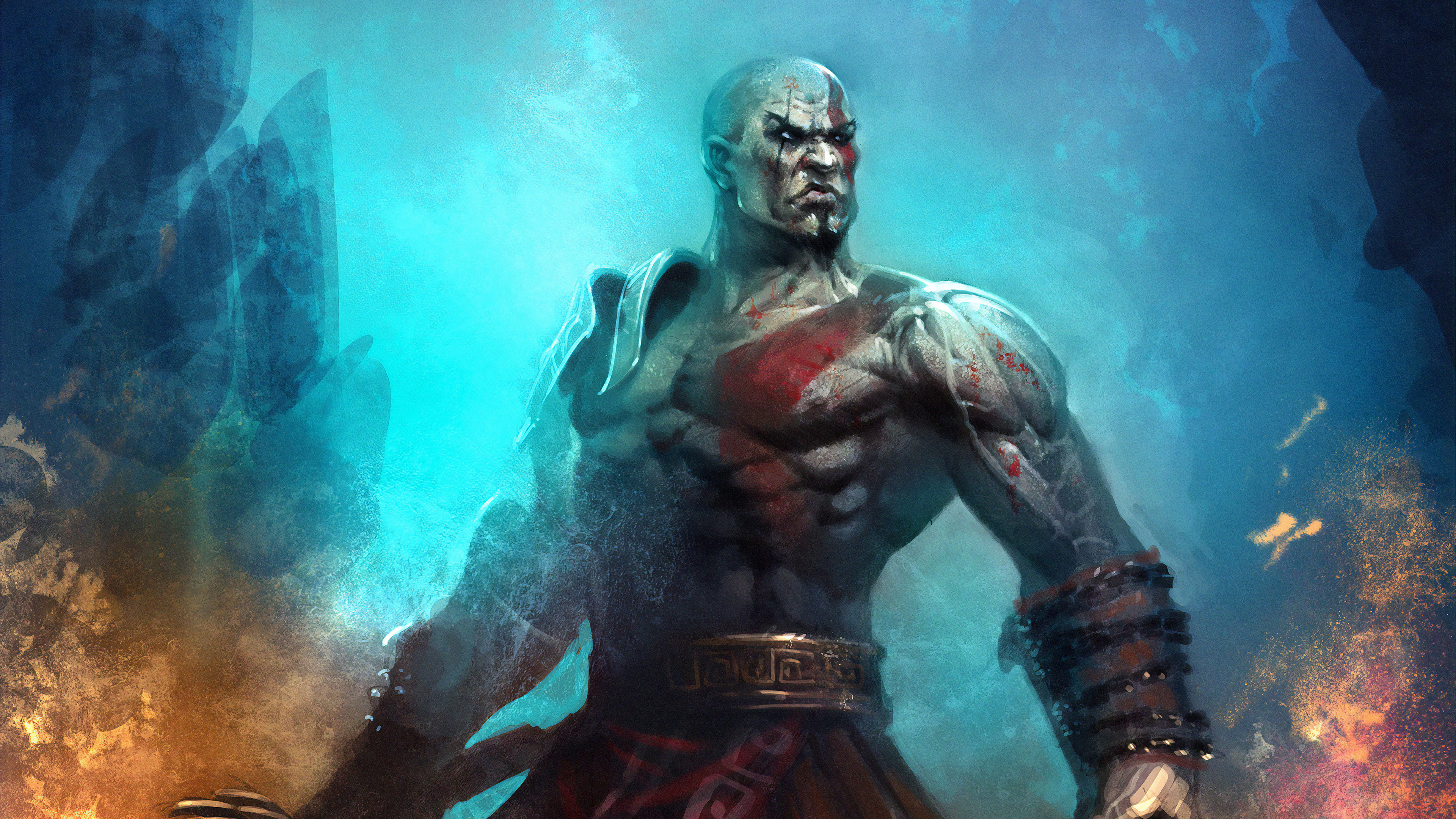 Free download wallpaper God Of War, Warrior, Video Game, Kratos (God Of War) on your PC desktop