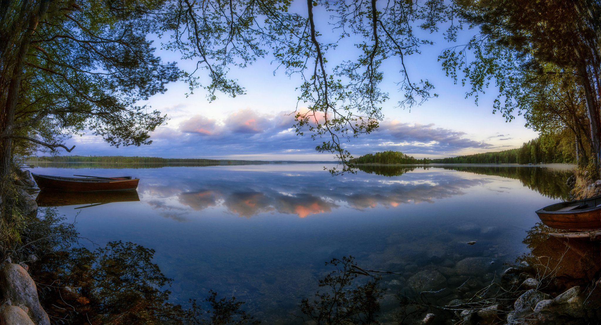 Финские озера Финляндия 1920