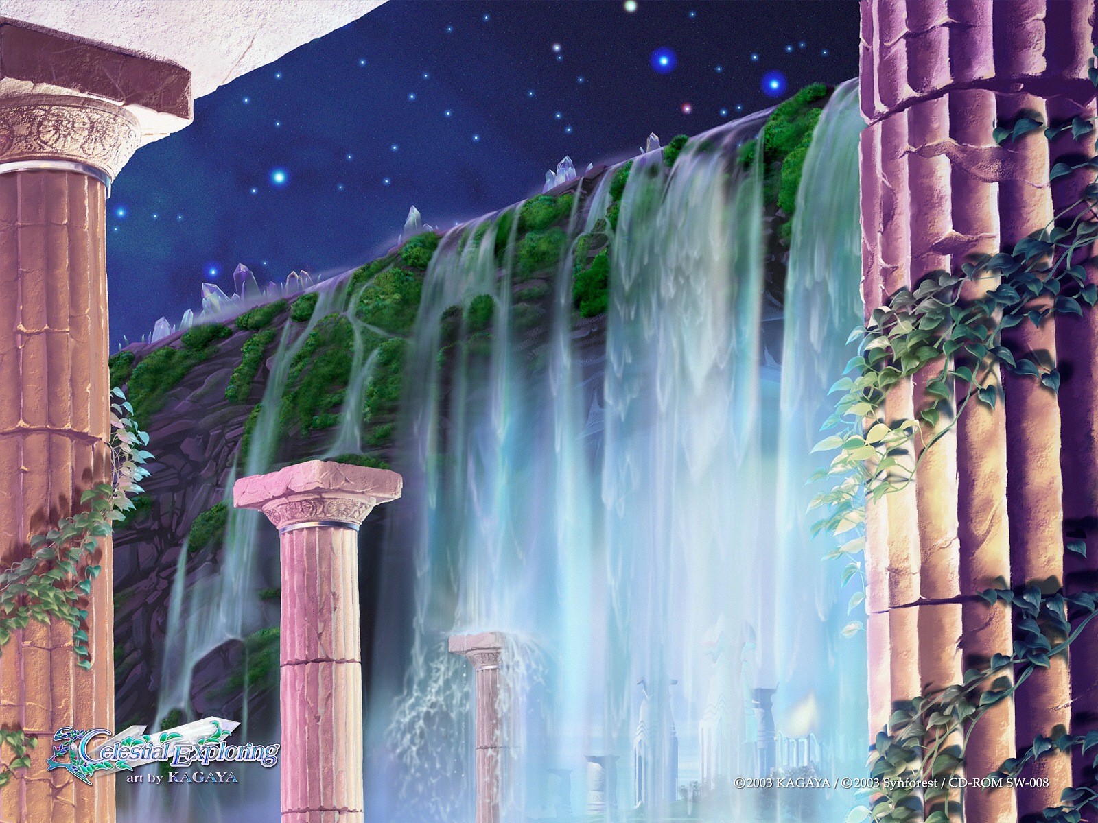 Сказочный водопад