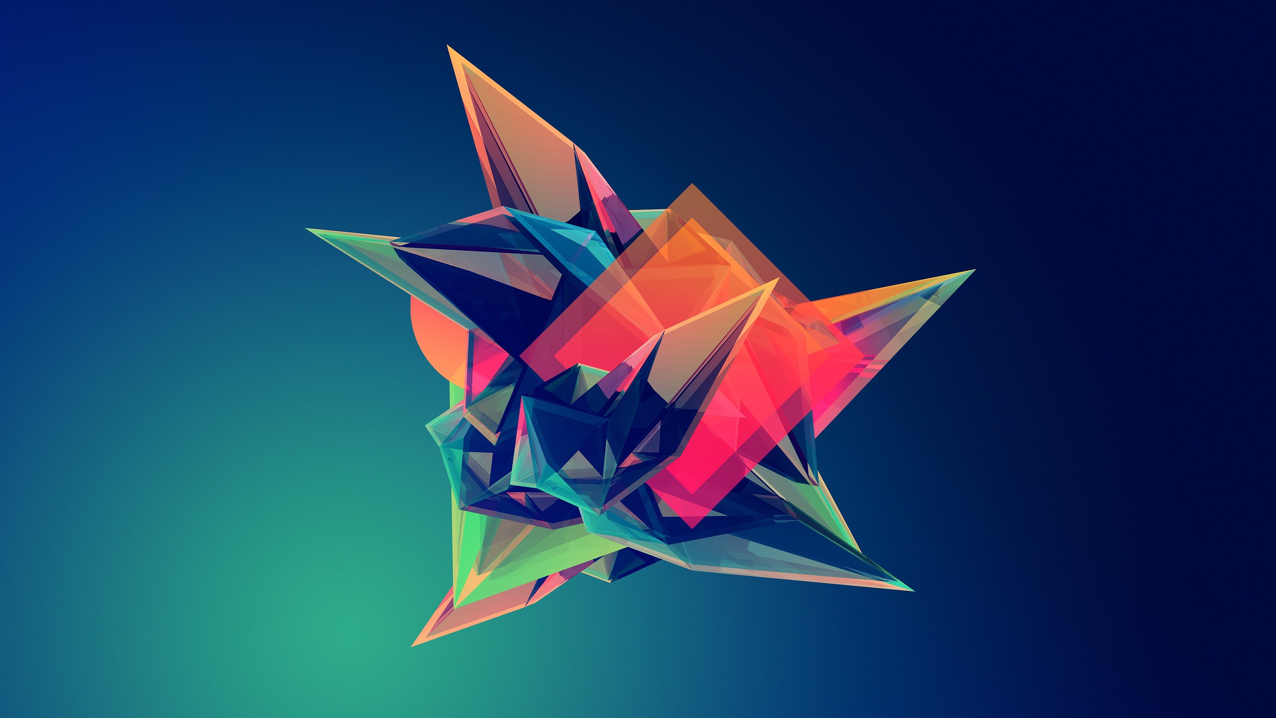 Free HD facets, abstract