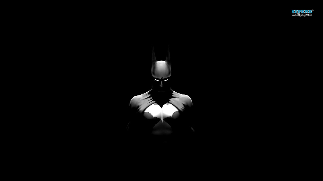 Download Cool Batman Black Desktop Wallpaper