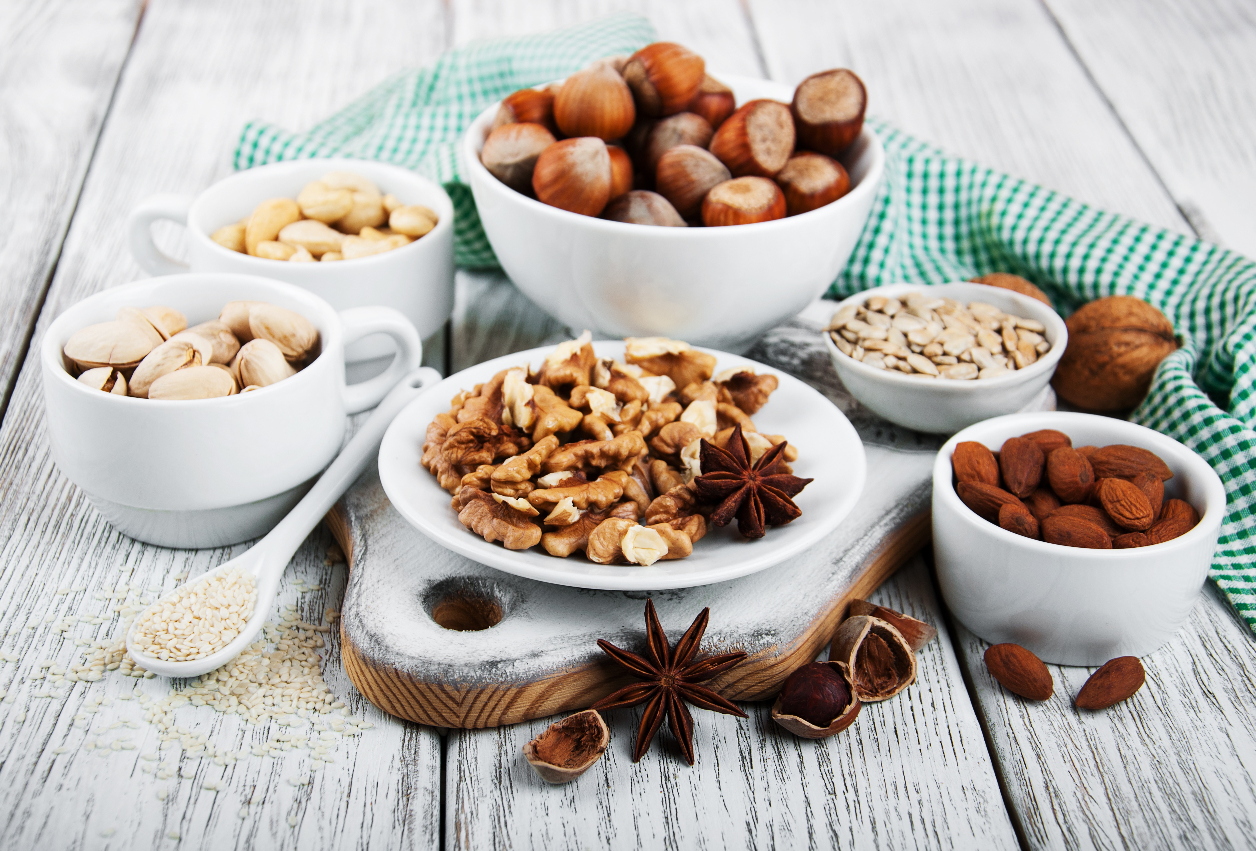 Free HD food, nut, almond, hazelnut, peanut, still life, walnut
