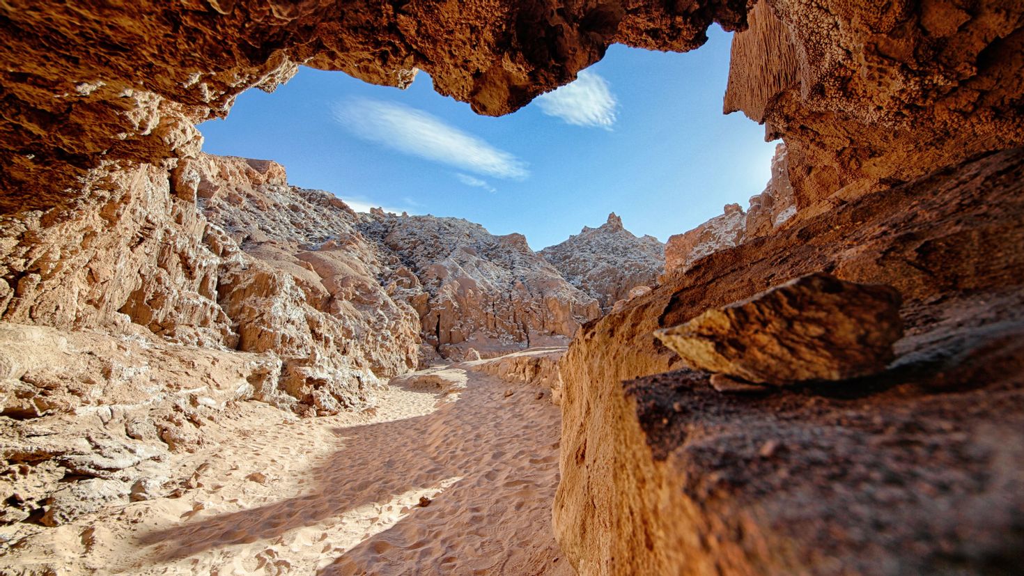 Пустыня Атакама пещеры