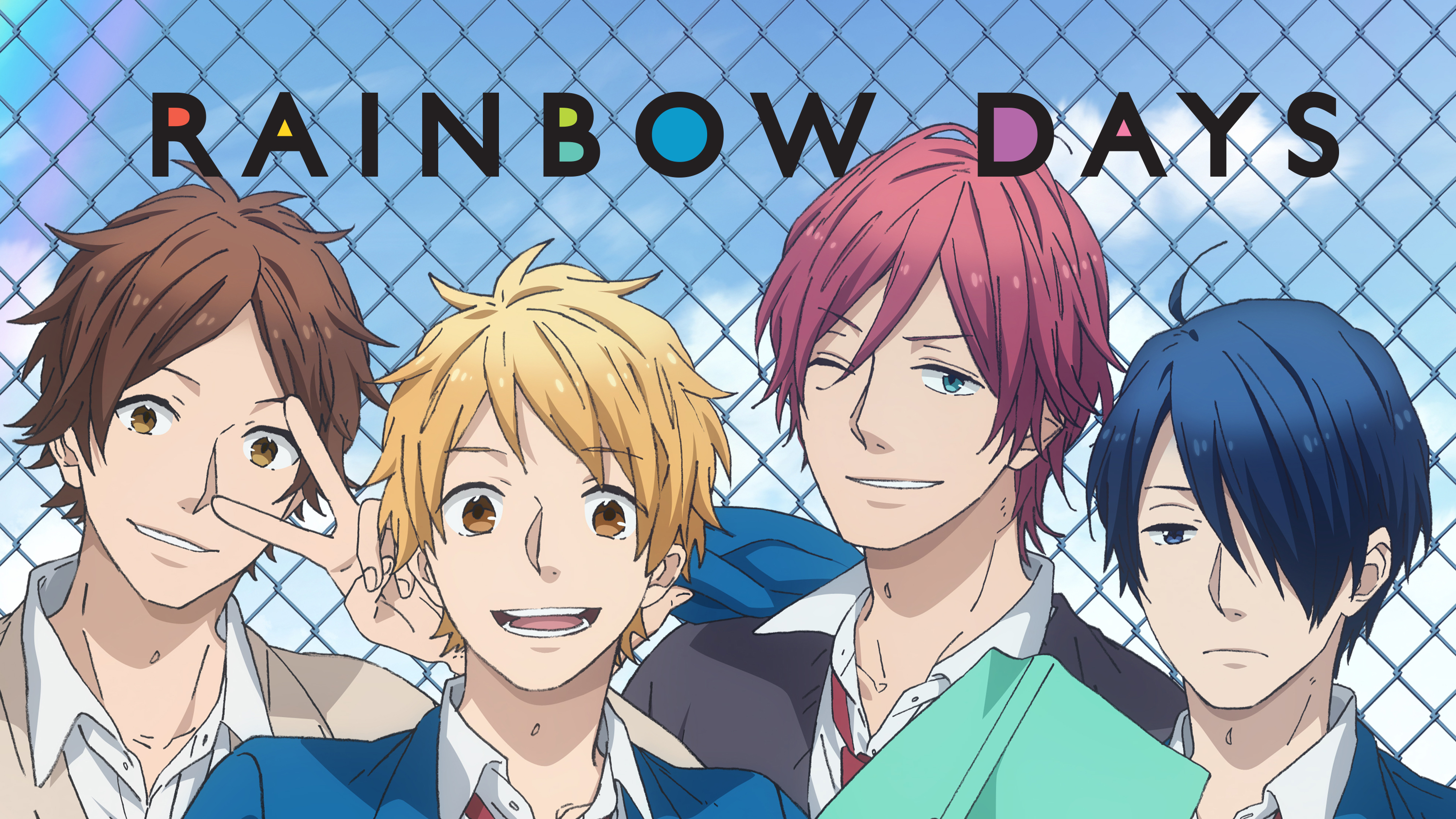 Радужные дни. Радужные дни Кейчи. Хашиба Натсуки. Nijiiro Days аниме. Rainbow Days аниме.