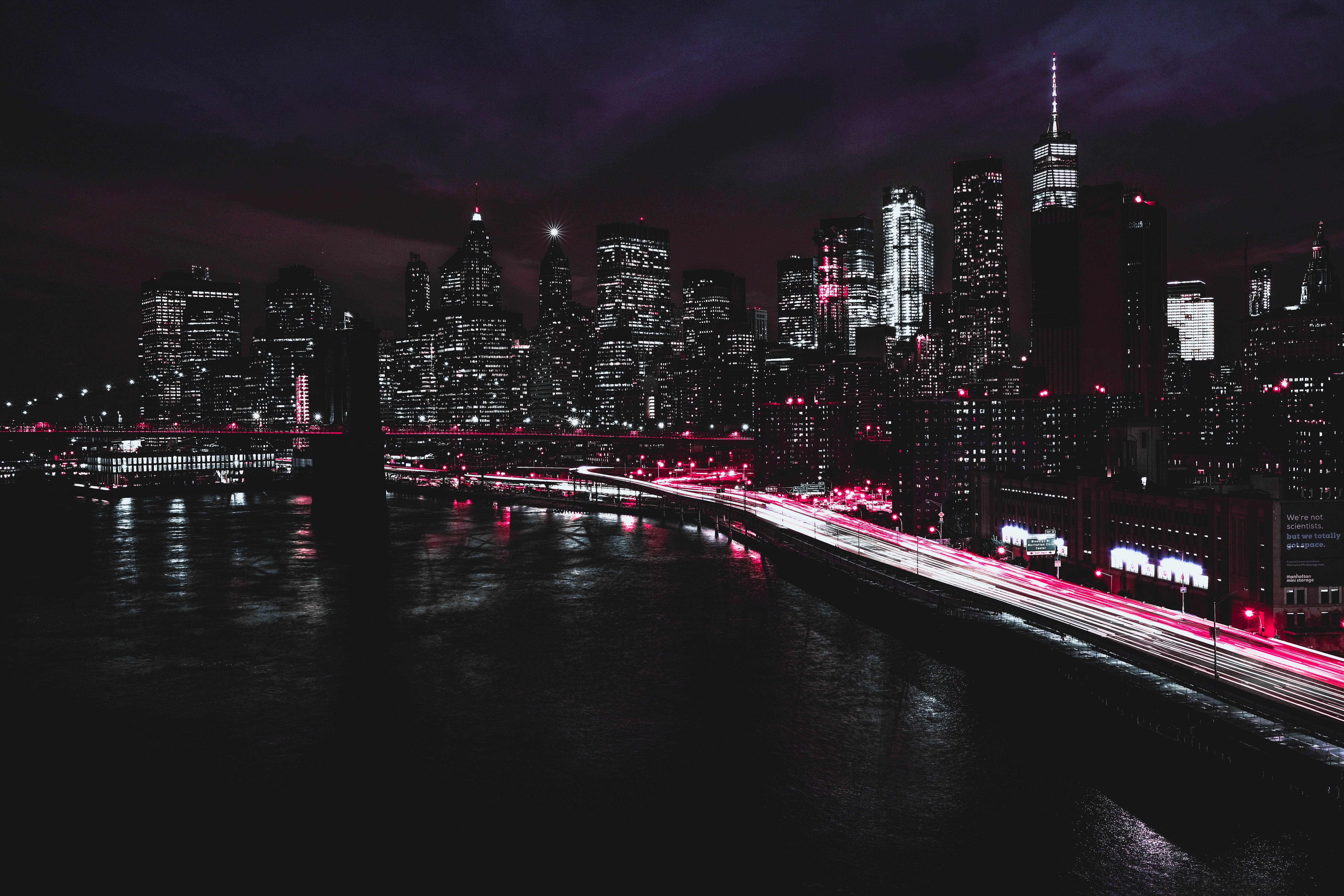 night, united states, skyscrapers, new york, cities, usa HD wallpaper