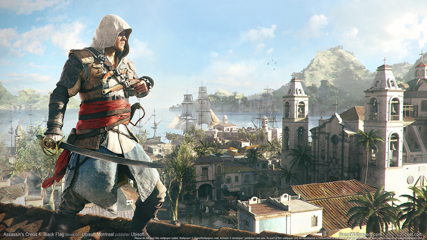 HD wallpaper video game, assassin's creed iv: black flag, assassin's creed