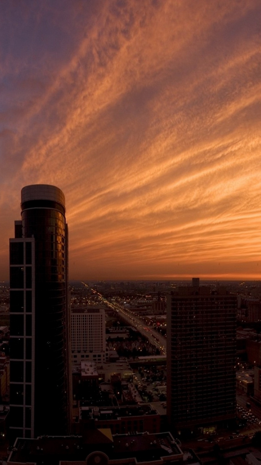 man made, chicago, city, illinois, sunset, skyscraper, usa, dusk, united states, panorama, cloud, sky, cities Free Stock Photo
