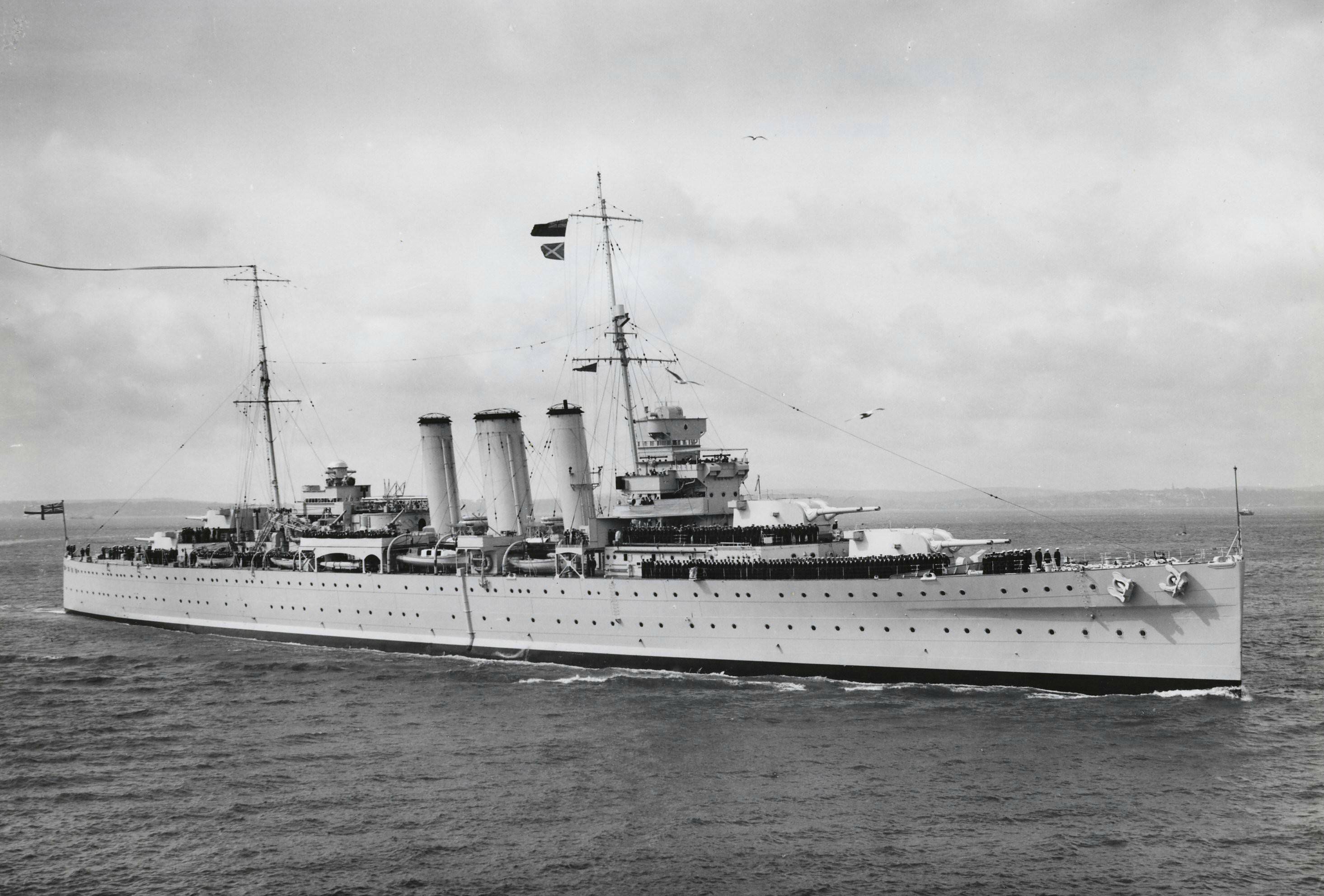 military, royal navy, cruiser, hms cornwall (56), warship, warships