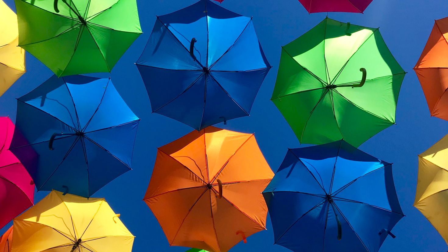 Обои зонтика. Разноцветные зонтики. Зонтики яркие. Разноцветный зонт. Красочный зонтик.