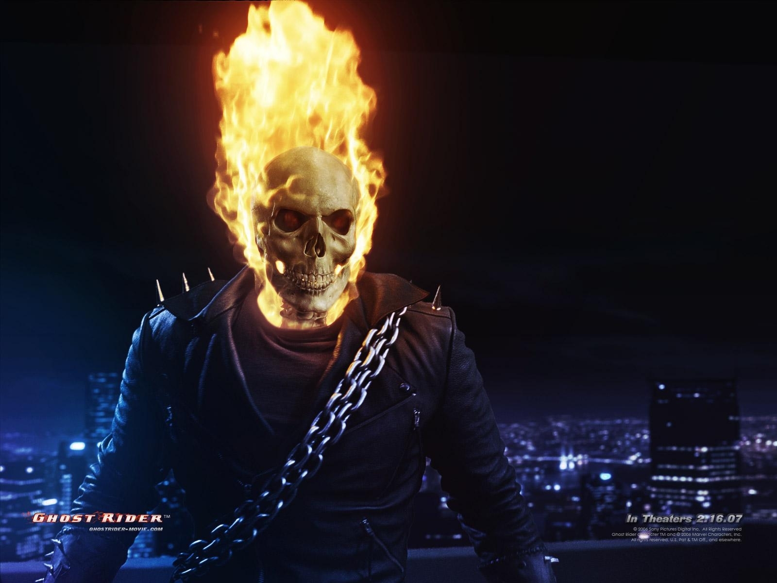 Download mobile wallpaper Ghost Rider, Cinema for free.