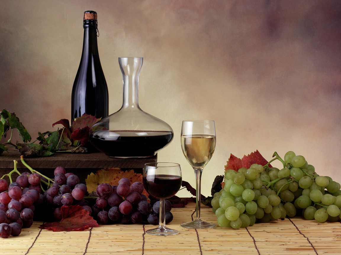 Download mobile wallpaper Grapes, Food, Vine, Drinks for free.