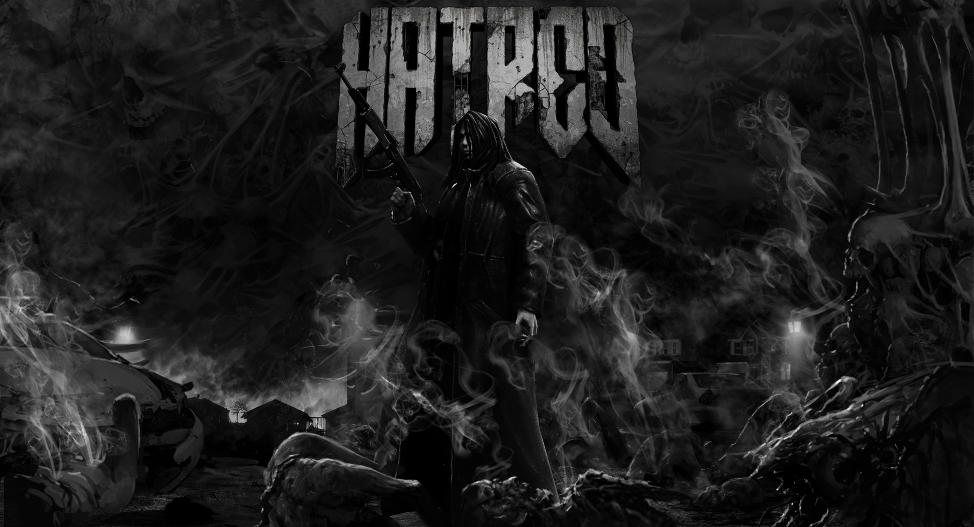 Mobile wallpaper hatred, video game