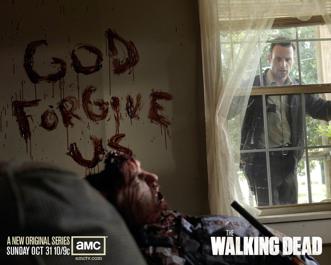 tv show, andrew lincoln, rick grimes, the walking dead HD wallpaper