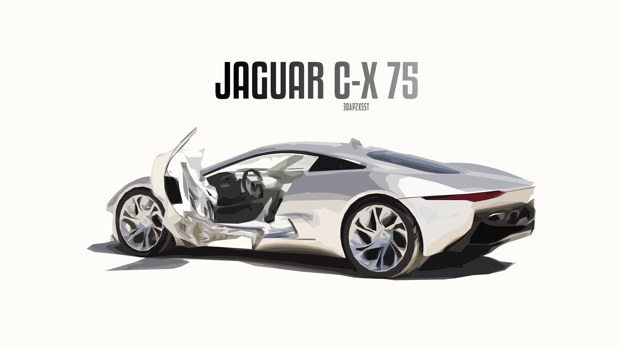 412228 descargar fondo de pantalla vehículos, jaguar c x75, blanco y negro, coche, jaguar coches, jaguar: protectores de pantalla e imágenes gratis