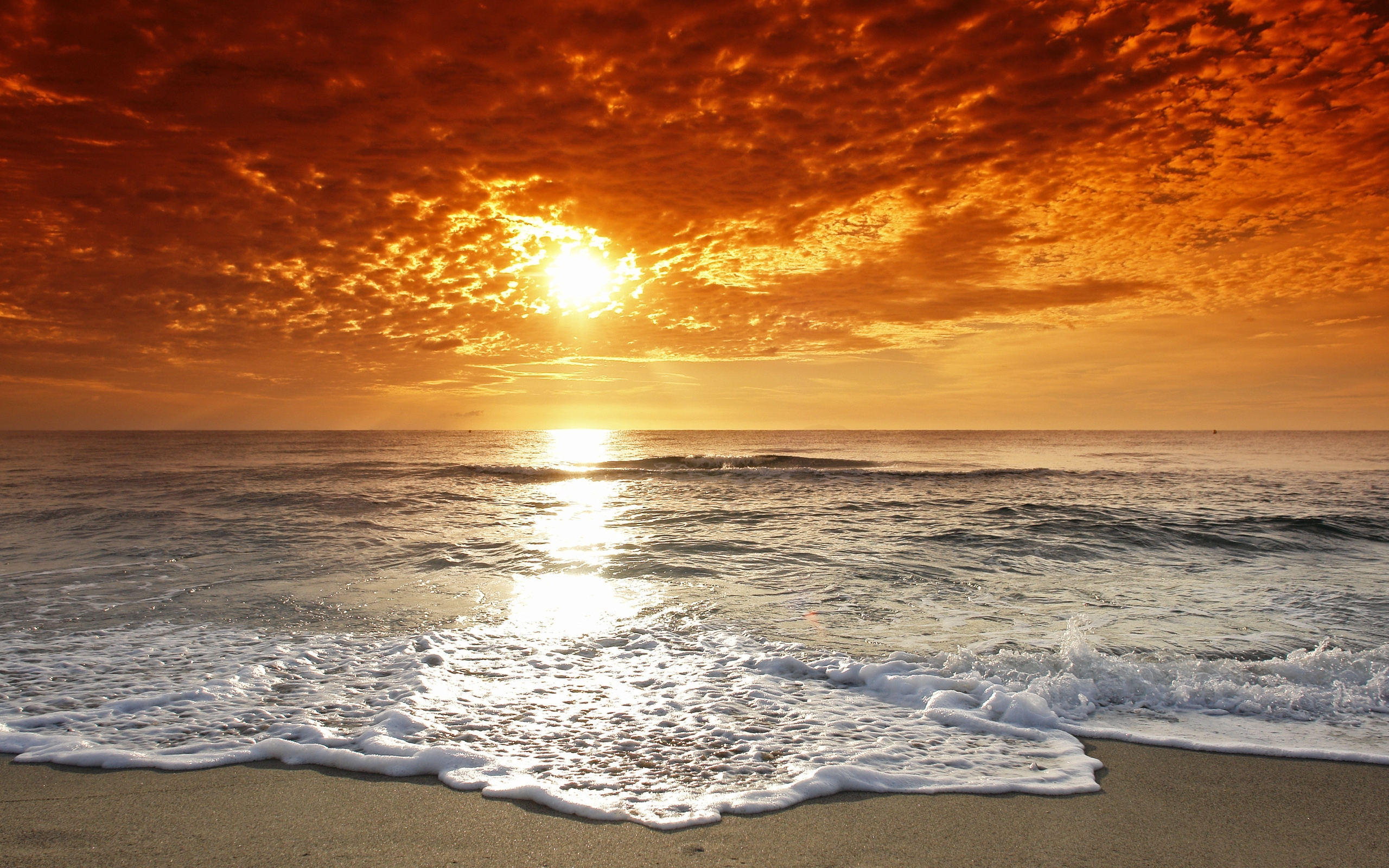 27575壁紙のダウンロード海, 風景, 日没, 波, ビーチ-スクリーンセーバーと写真を無料で