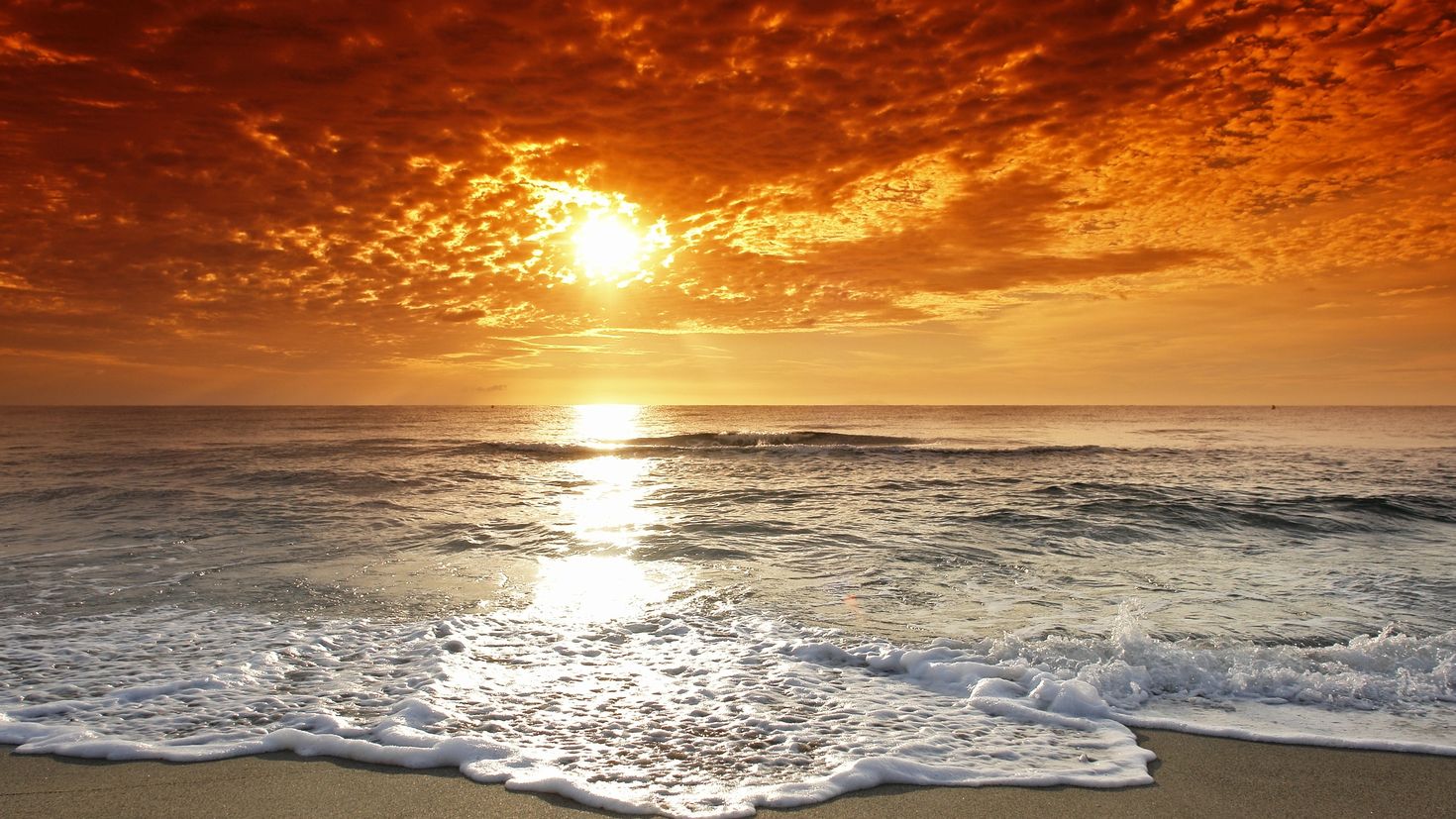 Фото моря и пляжа на закате красивые