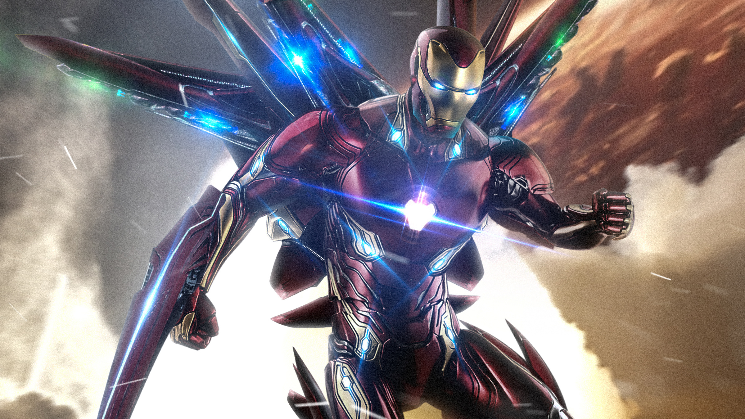 iron man, avengers, tony stark, avengers endgame, the avengers, movie, armor 8K