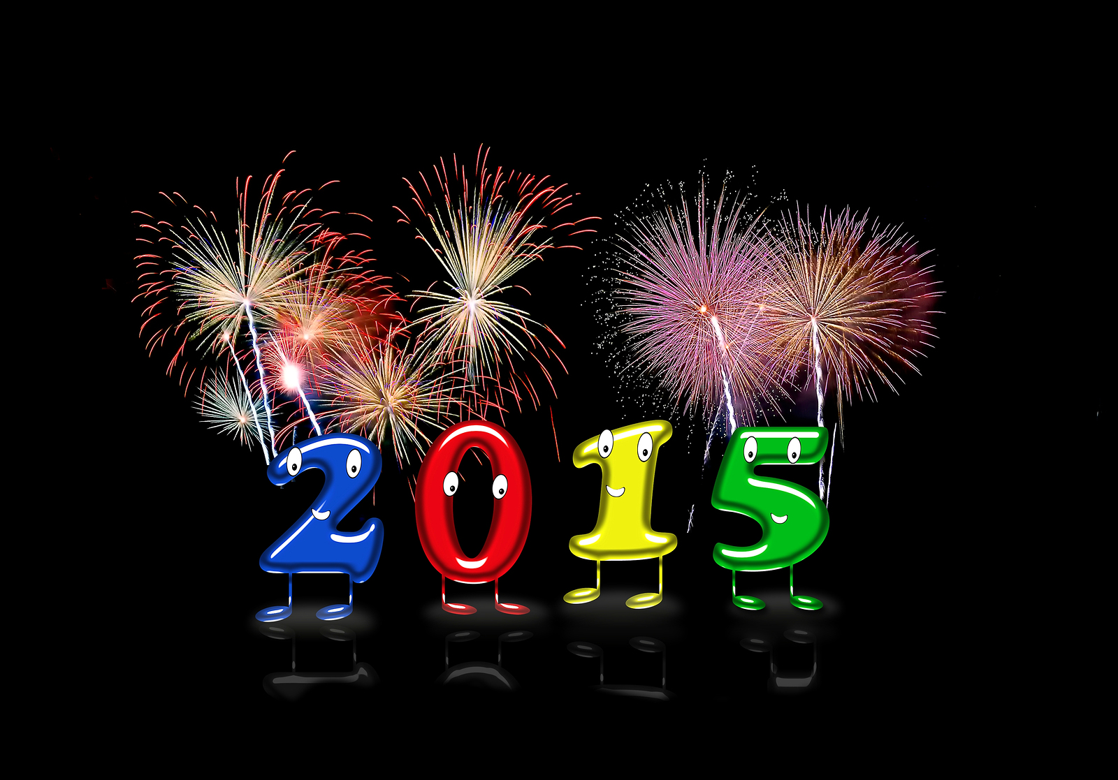 658545壁紙のダウンロードホリデー, 2015年新年, お祝い, 花火, 新年, パーティ-スクリーンセーバーと写真を無料で