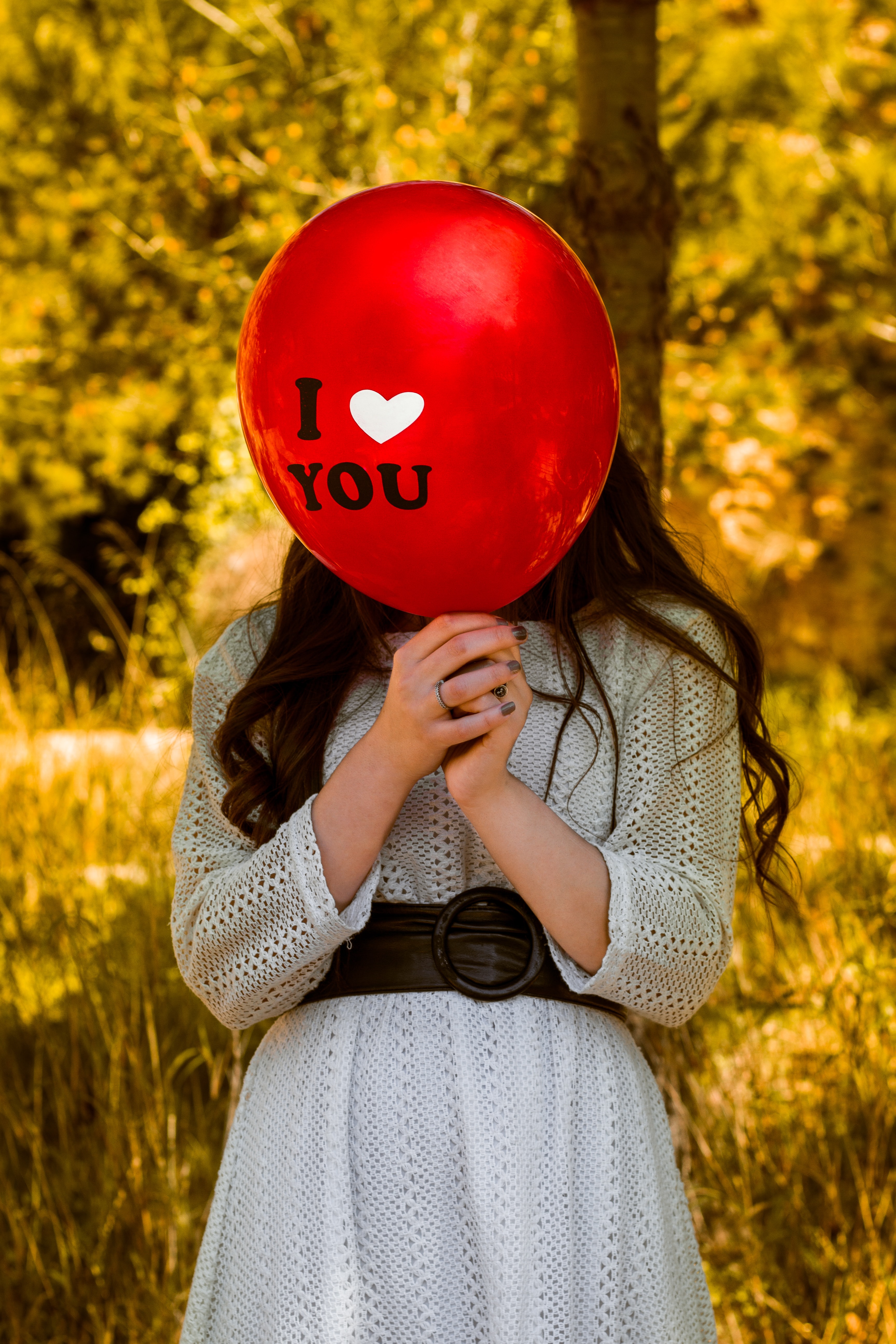 Download mobile wallpaper Ball, Girl, Words, Love for free.