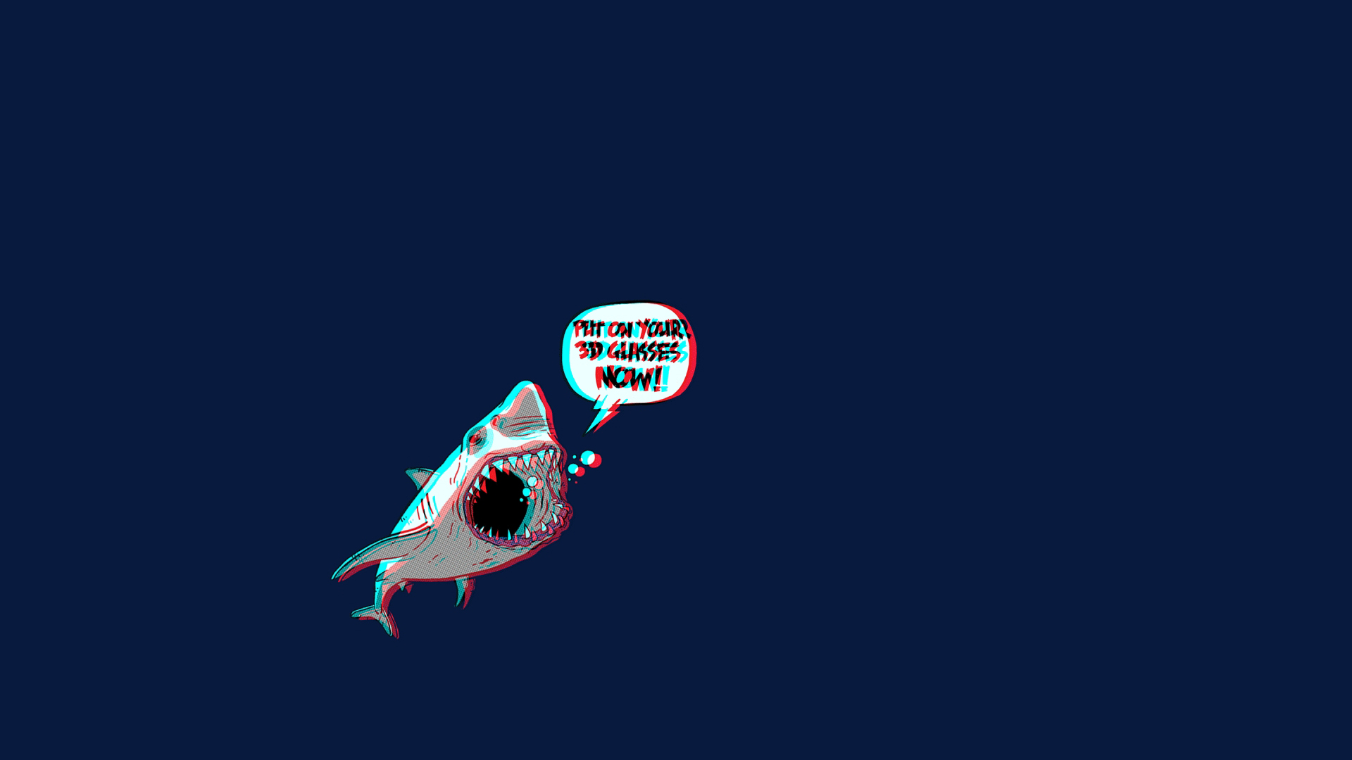 3d, trippy, artistic, psychedelic, shark