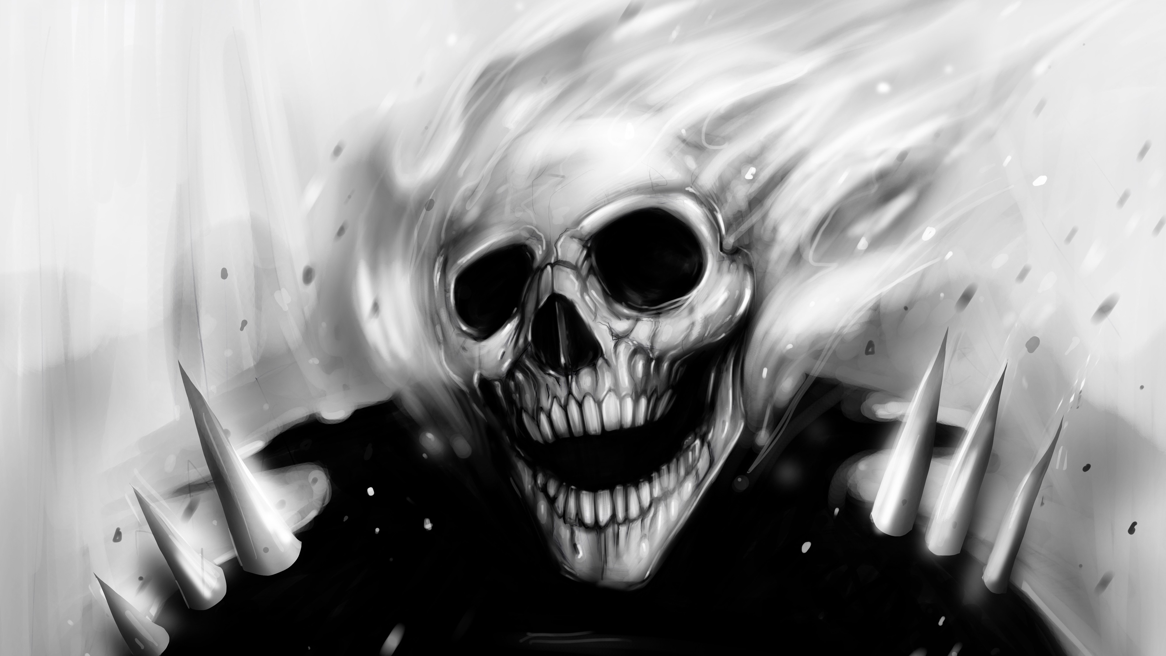 skull, ghost rider, comics, creepy