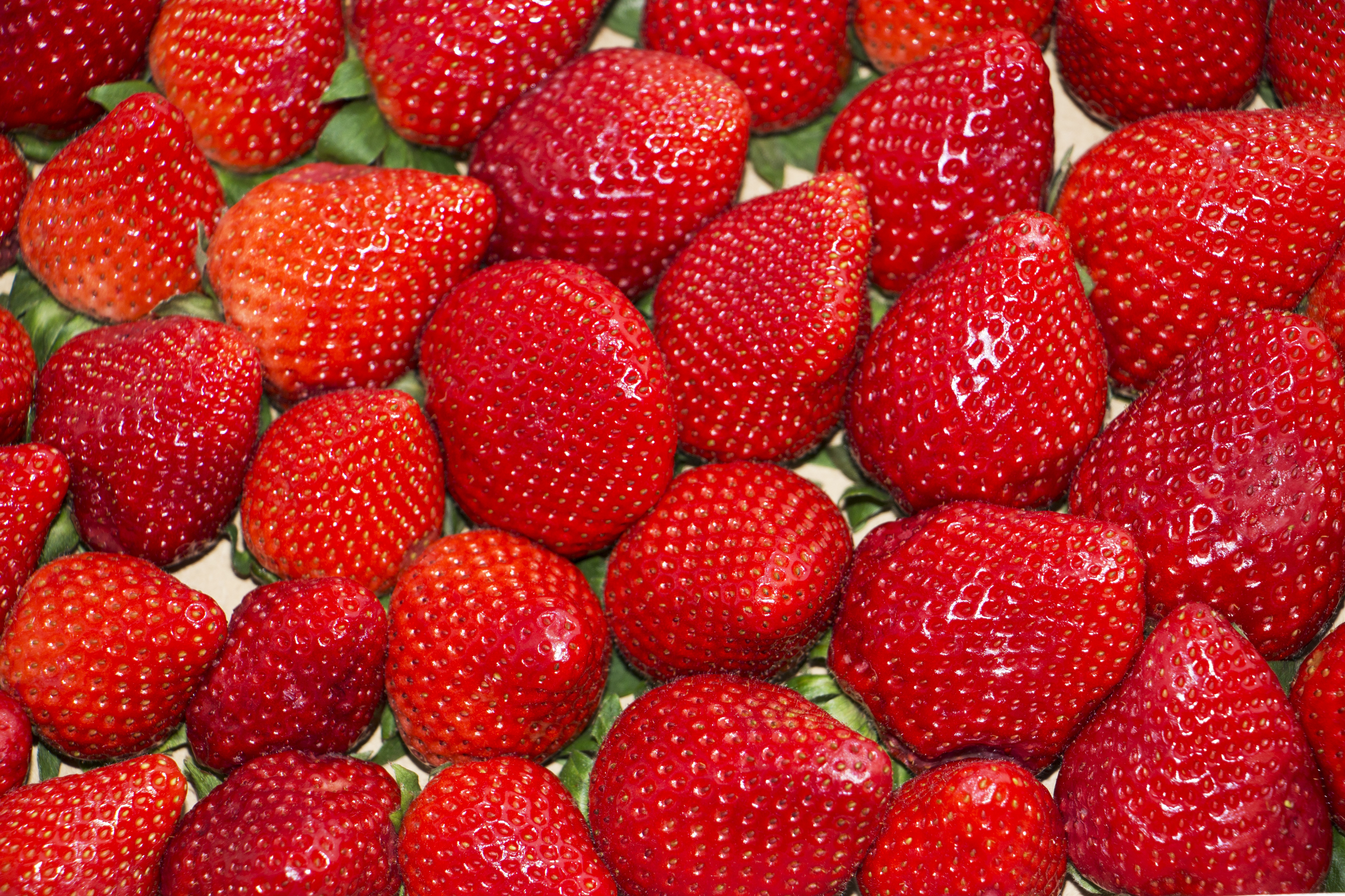ripe, strawberry, food, berries Full HD