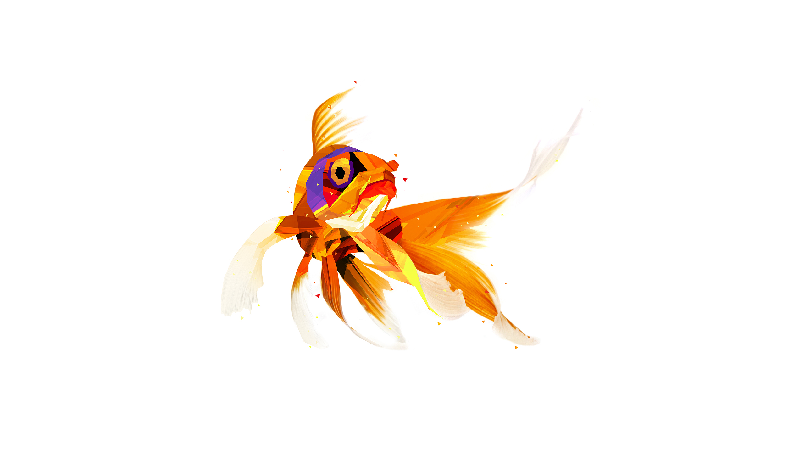 Золотая рыбка фон