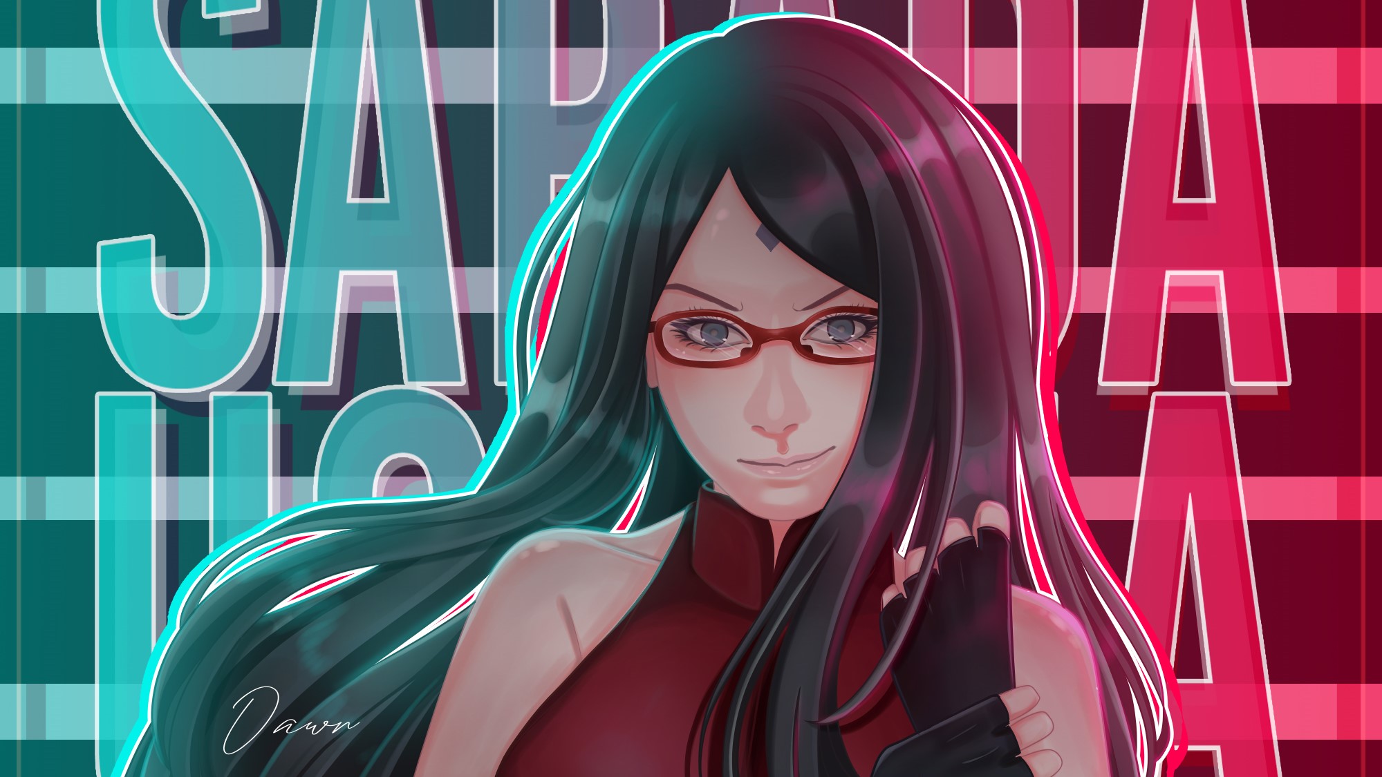 Naruto, Sarada Uchiha Fanart