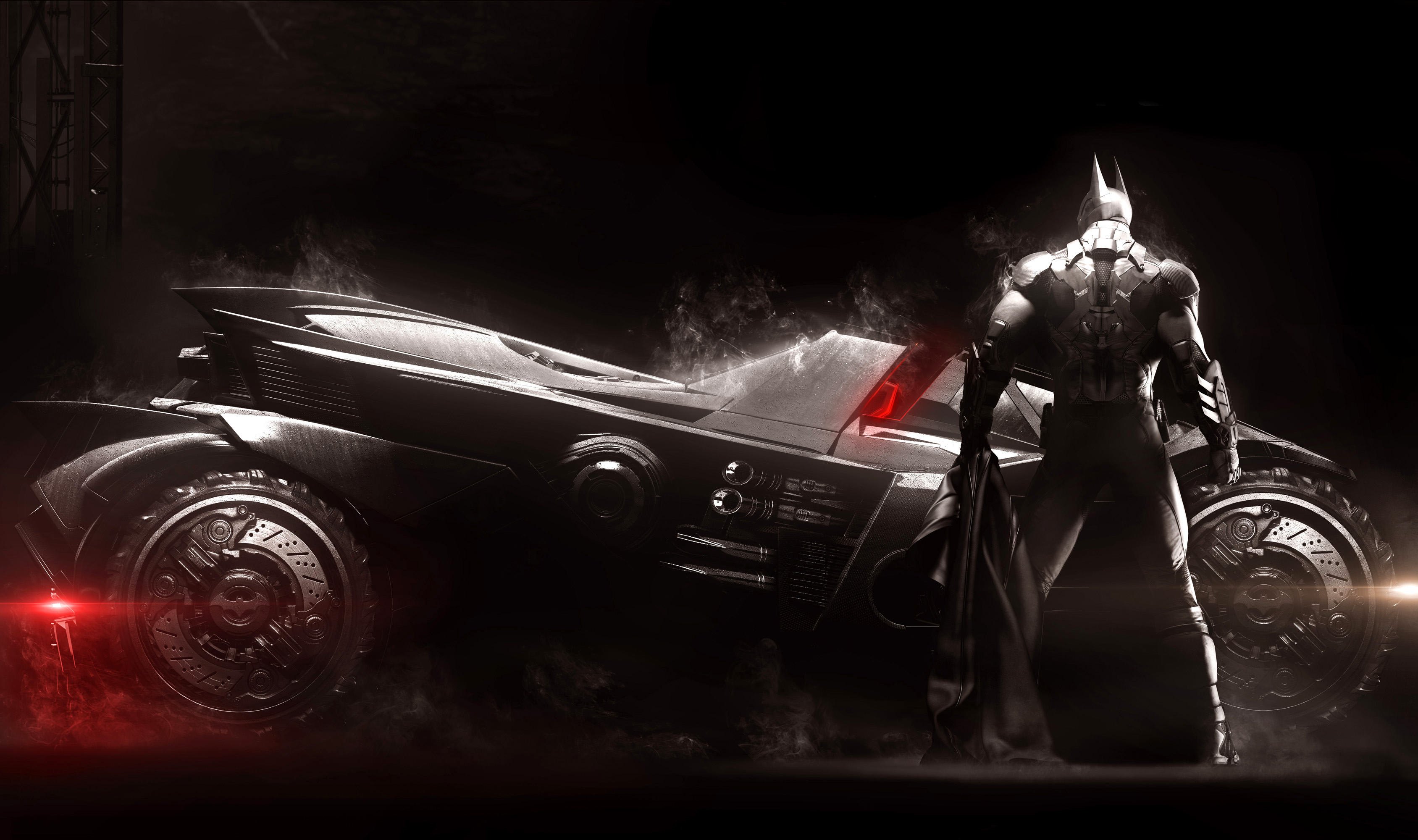 video game, batman: arkham knight, batman, batmobile lock screen backgrounds