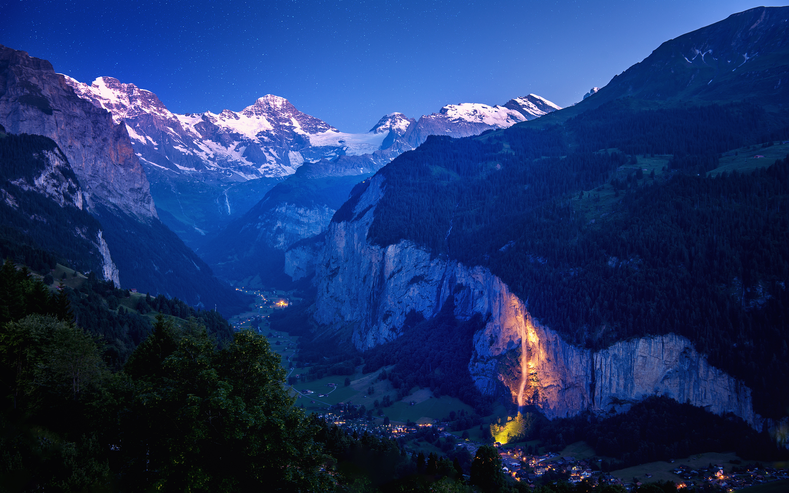 Горы Швейцарии 4k