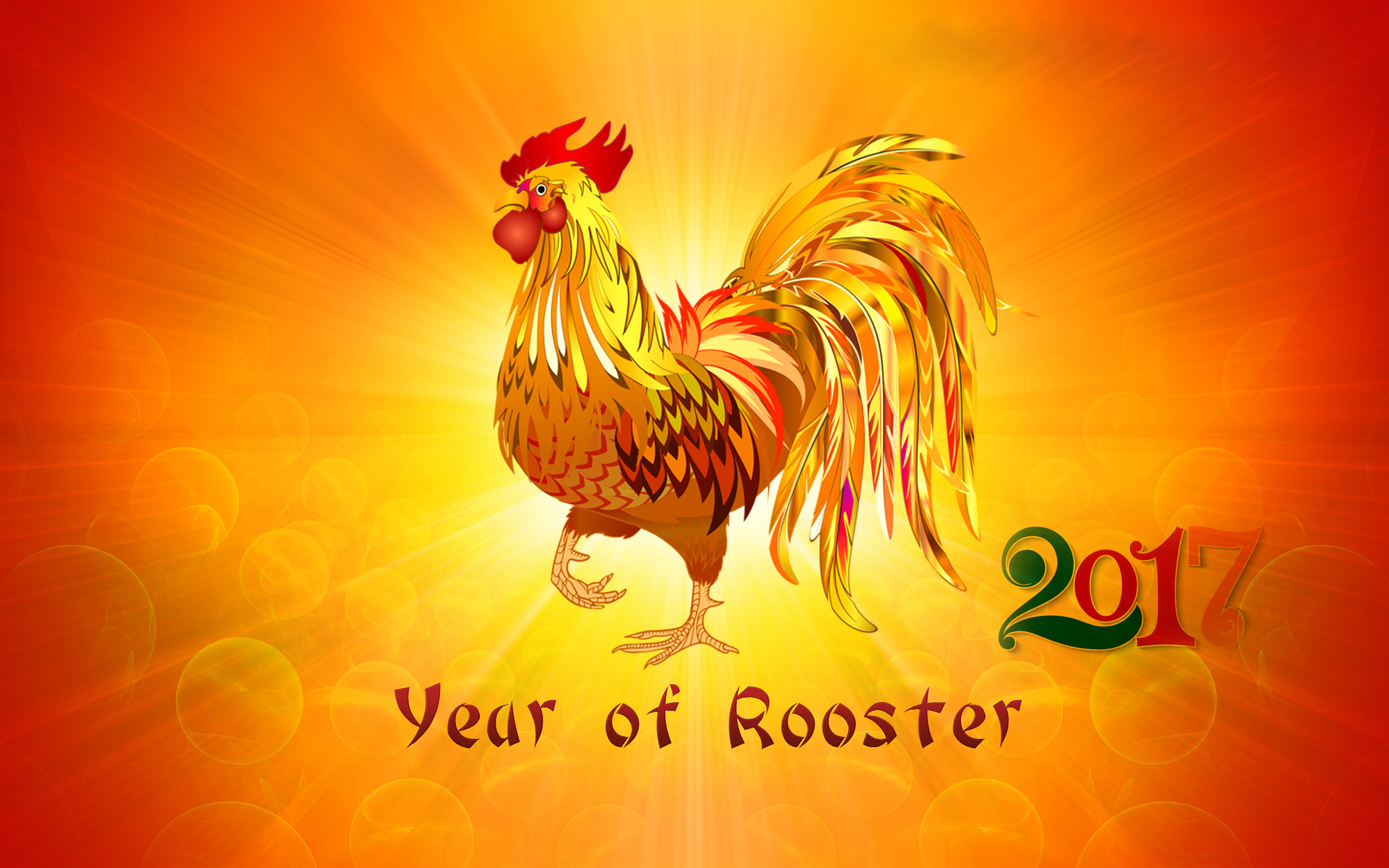 vertical wallpaper rooster, holiday, chinese new year, colorful