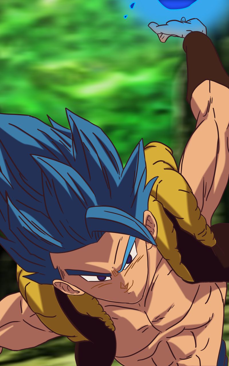 Gogeta Blue, dragon ball, HD phone wallpaper