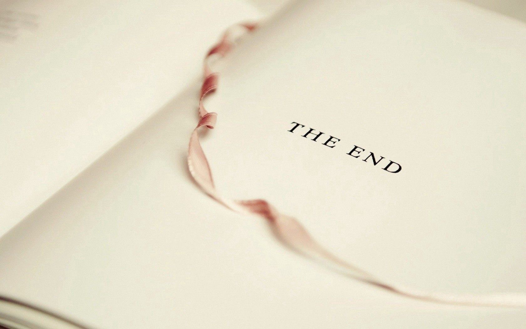 words, book, letters, bookmark, end