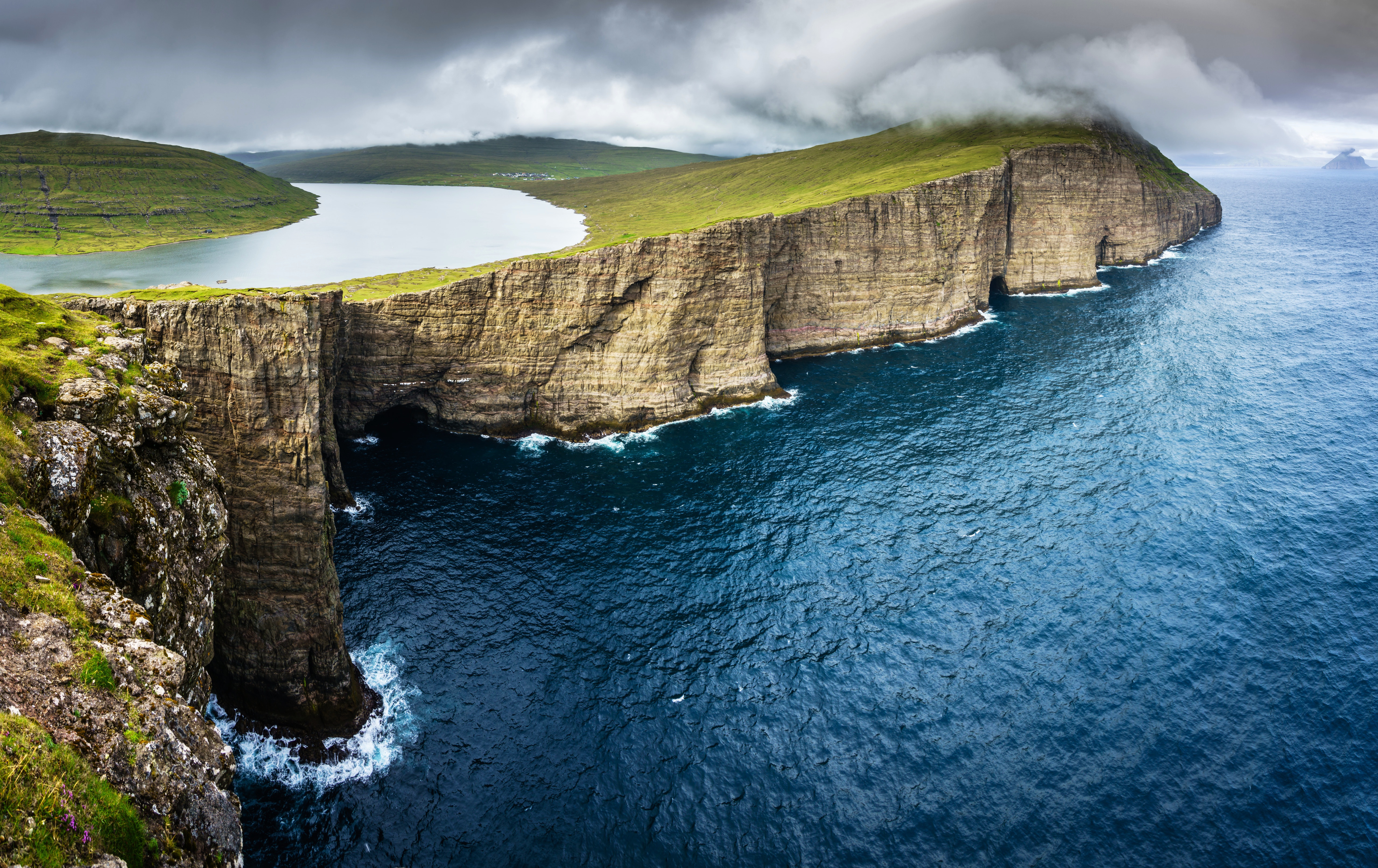 986346 скачать обои фарерские острова, земля/природа, береговая линия - заставки и картинки бесплатно