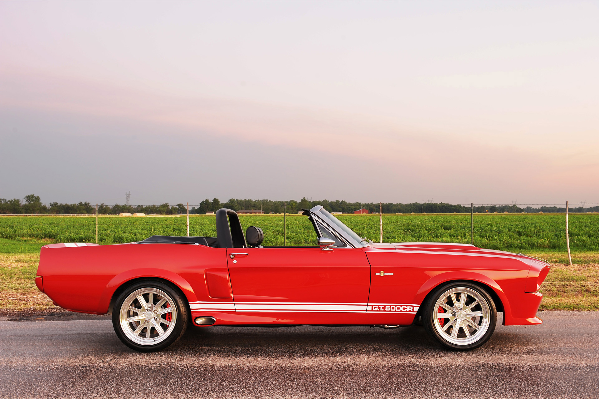 vehicles, shelby gt500 classic recreation, classic car, convertible, muscle car, ford Full HD