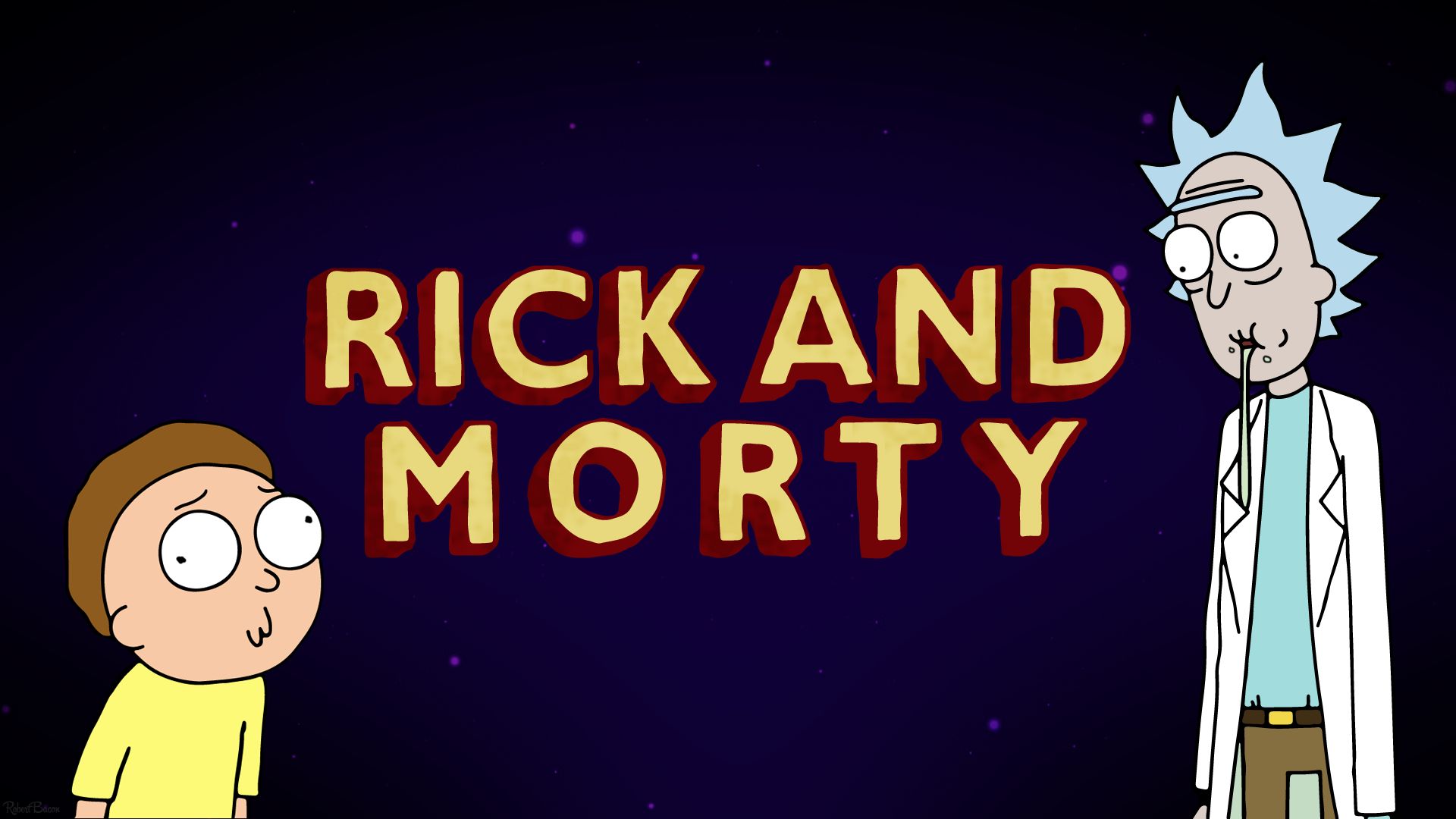 tv show, rick and morty, morty smith, rick sanchez phone background