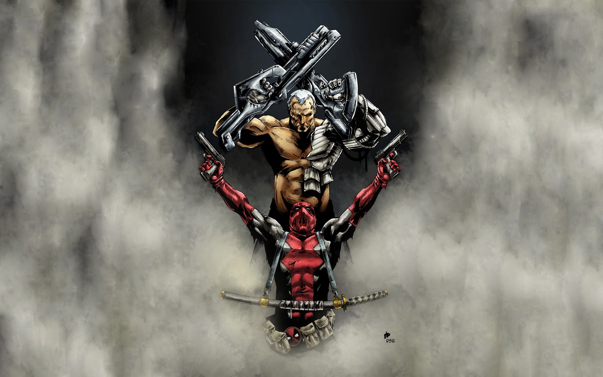 android comics, deadpool, cable (marvel comics), merc with a mouth