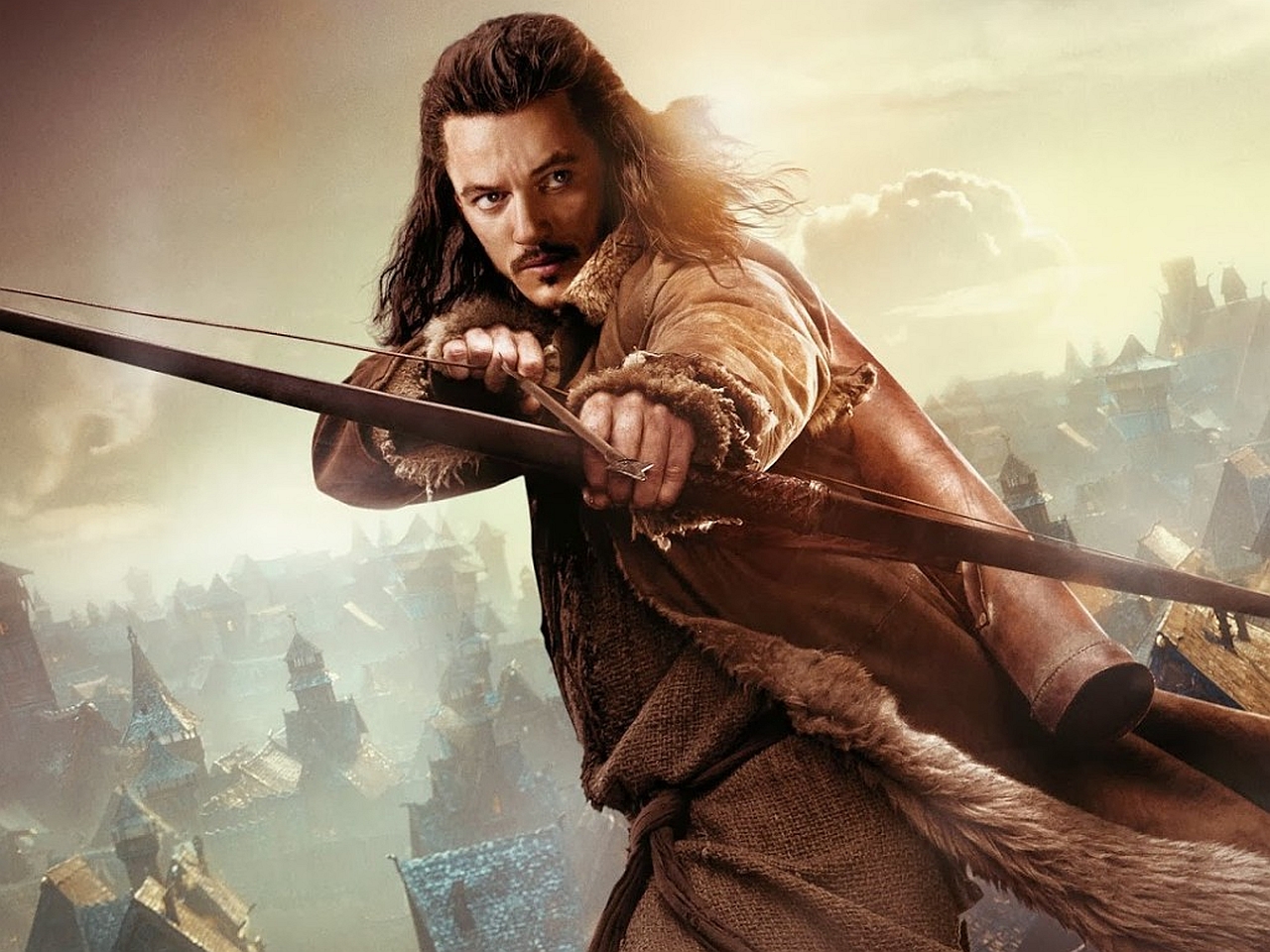 the hobbit: the desolation of smaug, movie, aidan turner QHD