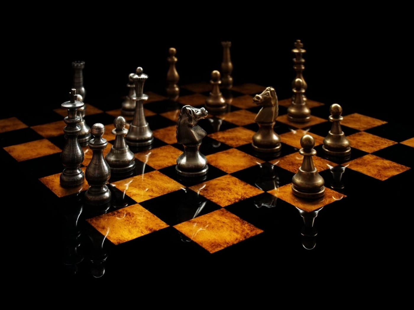 23376 Hintergrundbild herunterladen chess, spiele, schwarz, objekte - Bildschirmschoner und Bilder kostenlos