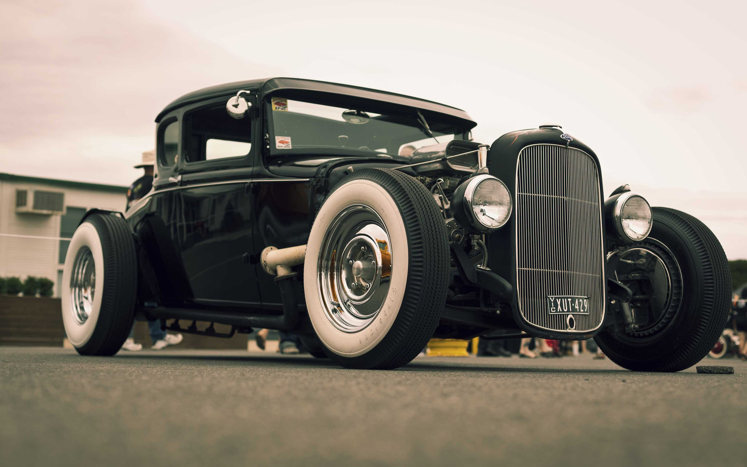 vintage car, vehicles, car Panoramic Wallpaper