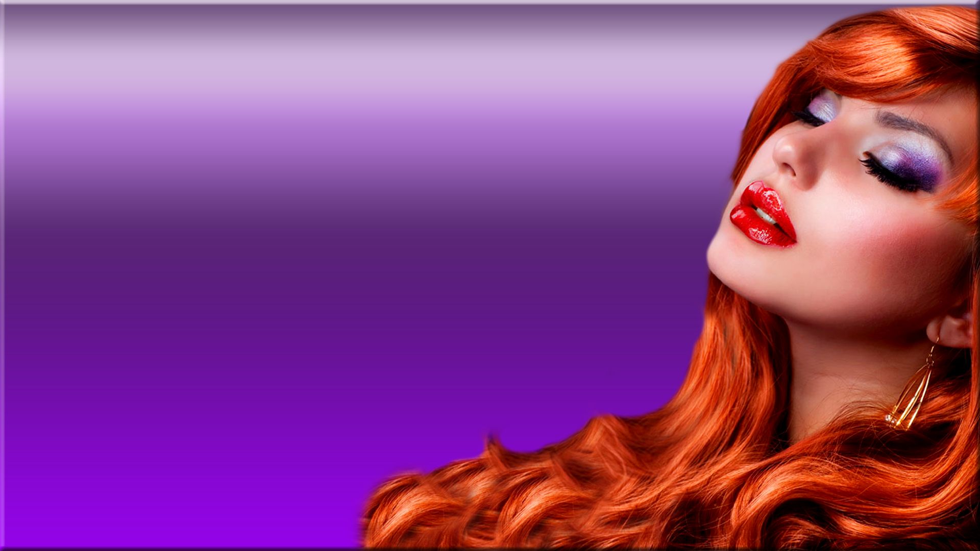 women, model, redhead 1080p