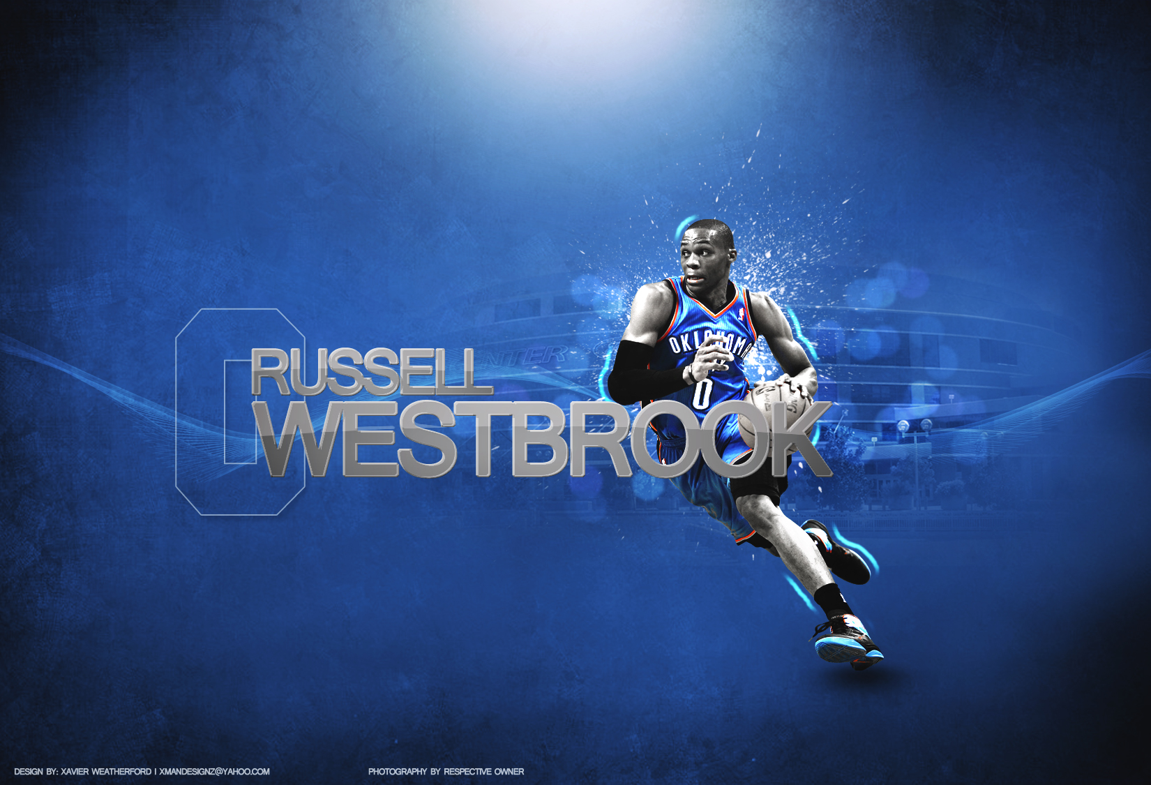 Download Oklahoma City Thunders Basketball Player Russell Westbrook  Wallpaper