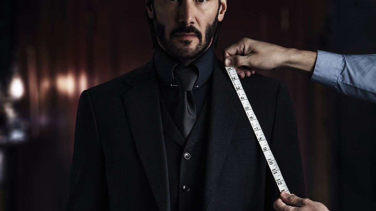 Джона их 4. John Wick. Запонки Джон уик. Джон уик и портной. Джон уик 2 у портного.